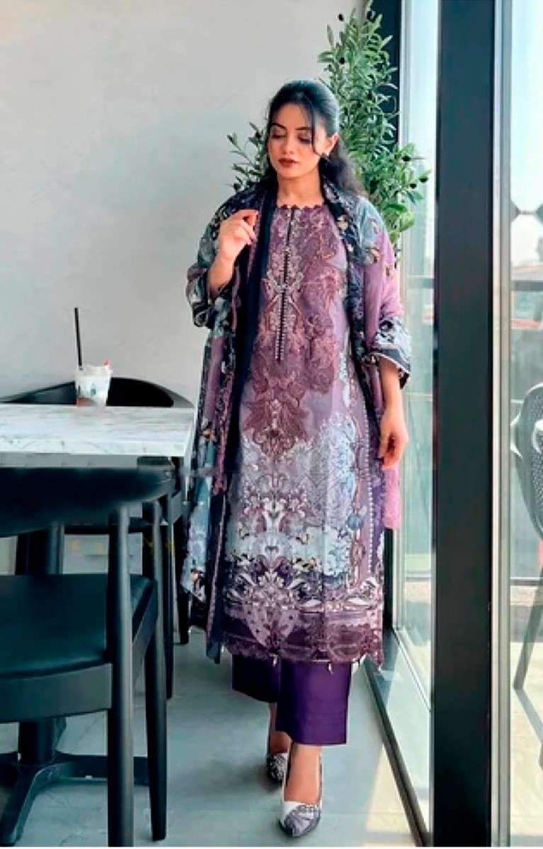 AASHA DESIGNER HARSHA VOL 1 PAKISTANI DESIGN COTTON SUIT LADIES CATALOG