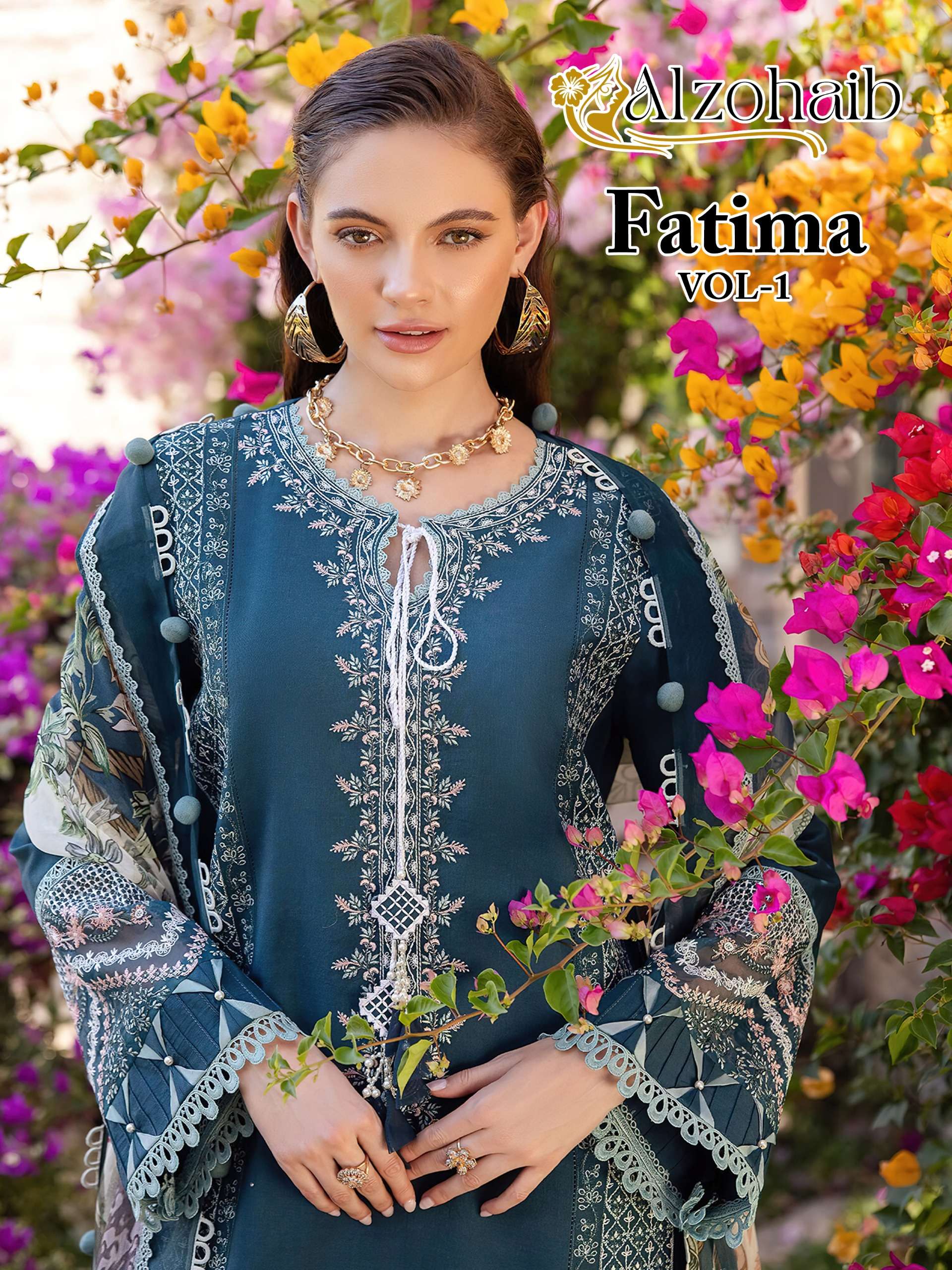 AL ZOHAIB FATIMA TOP BRAND PAKISTANI SUIT COLLECTION RESELLER