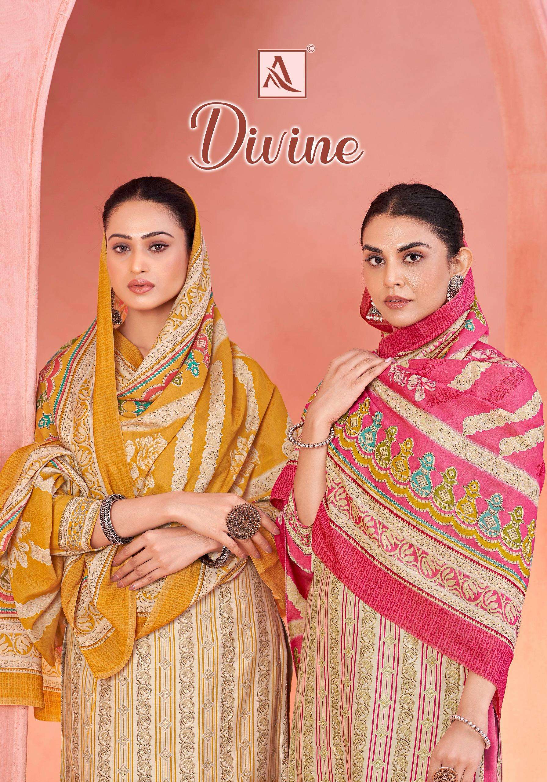 ALOK SUIT DIVINE DISCHARGE PRINT SUIT FOR MATERIAL COLLECTION SUPPLIER