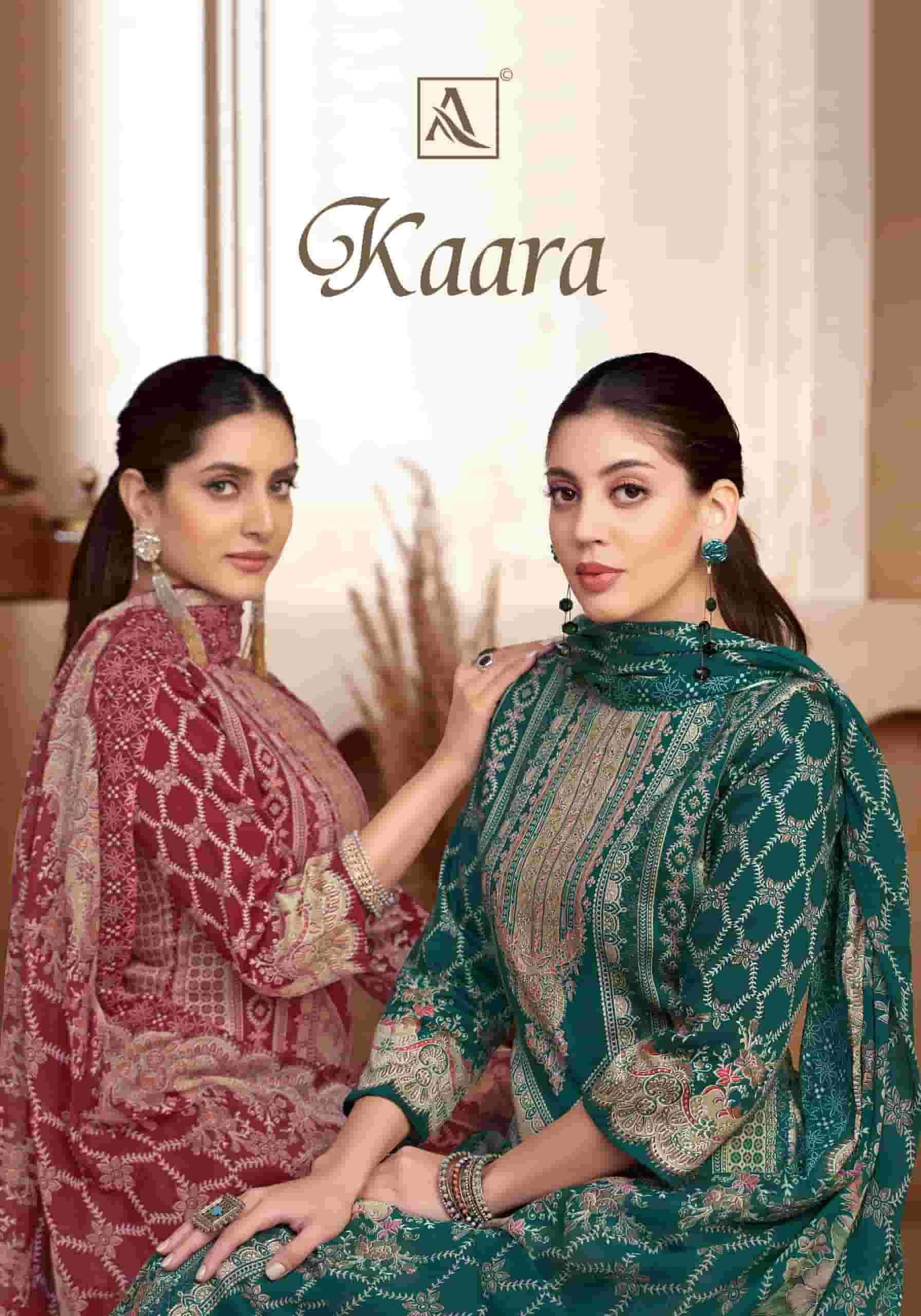 ALOK SUIT KAARA COTTON FUL DESIGNER SALWAR SUIT FUNCTION CLOTH EXPORT 
