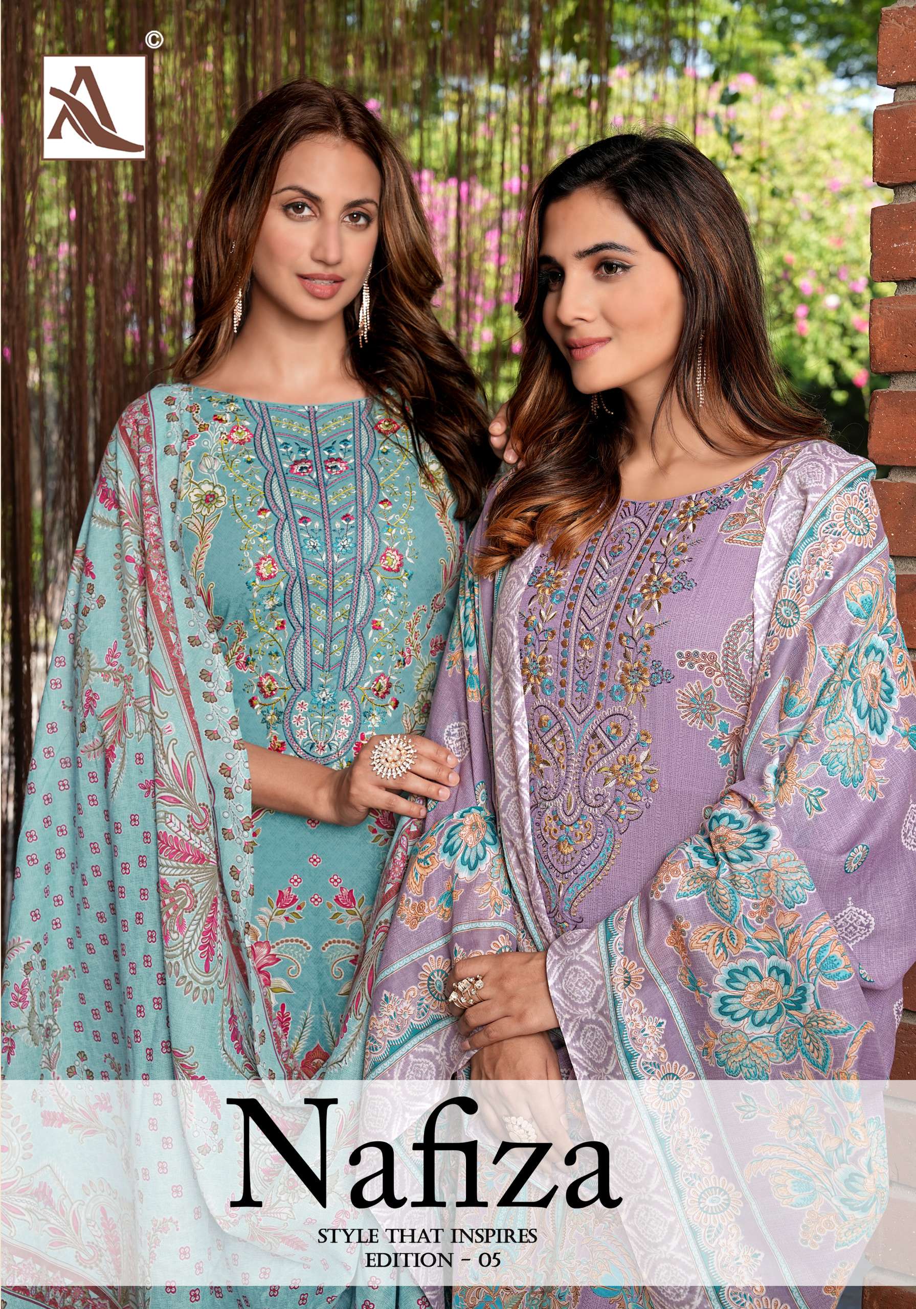 ALOK SUIT NAFIZA VOL 5 TOP BRAND COTTON PAKISTANI PRINT SUIT WHOLESALE