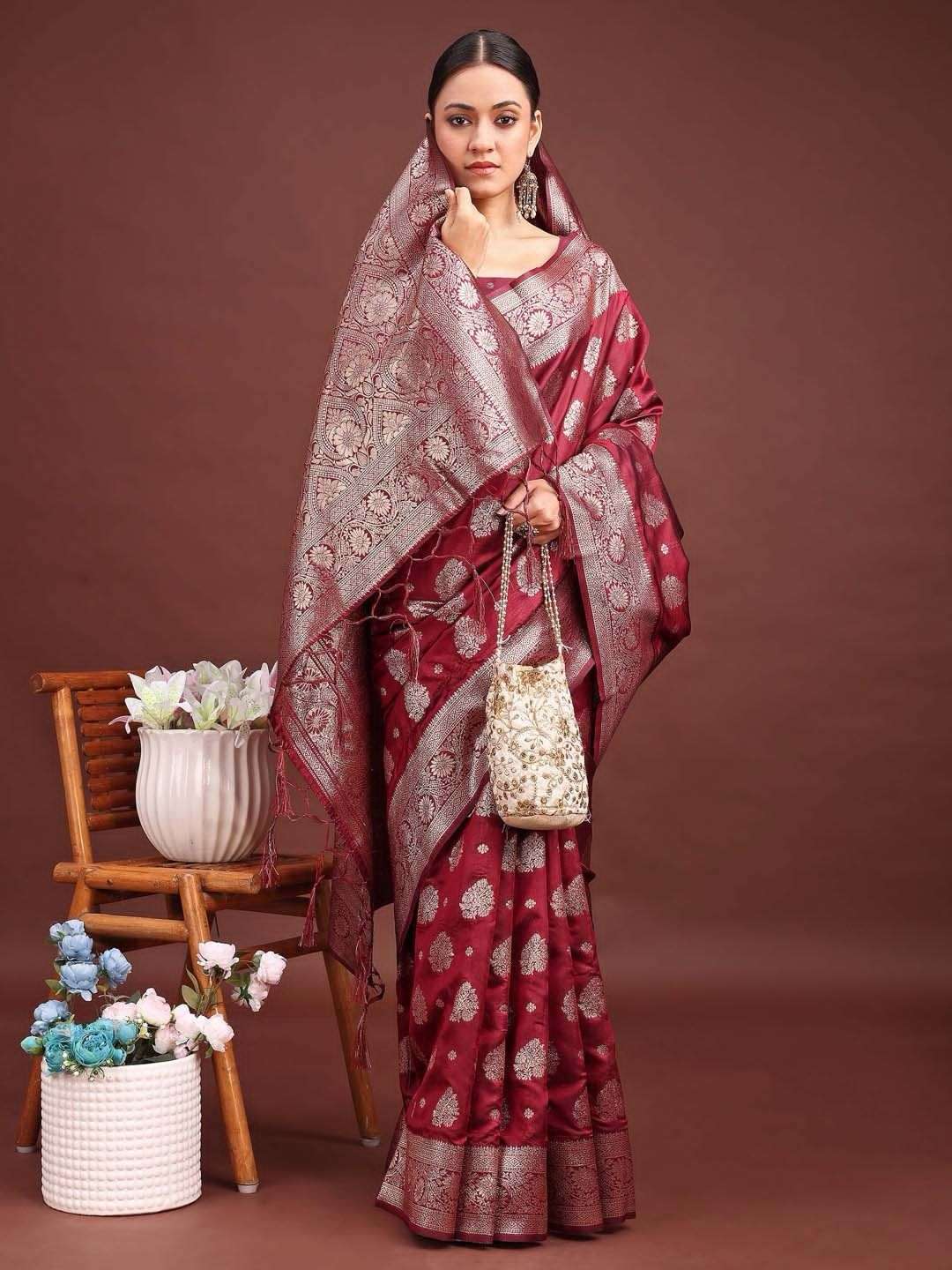 Astita banarasi bliss banarasi Silk weaving saree 
