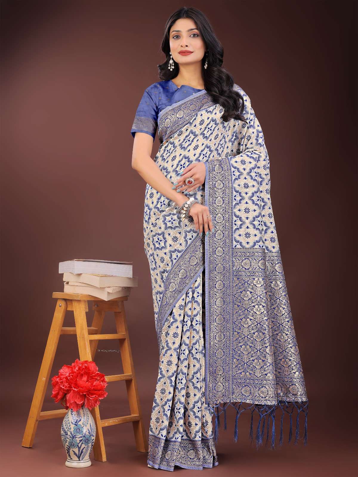 Astita Linen Queen vol 2 linen cotton printed saree 