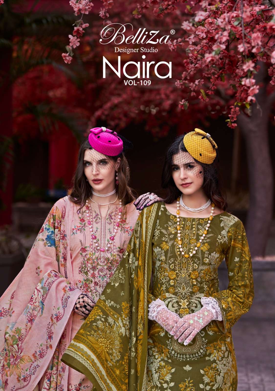 BELLIZA DESIGNER STUDIO NAIRA VOL 109 HIT PAKISTANI DESIGN INDIAN SUIT STORE 