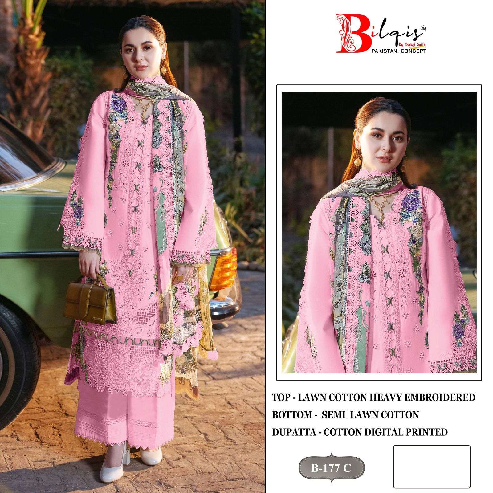 BILQISTM B 177 INDIAN TOP PAKISTANI DESIGNER CLOTH COLLECTION ONLINE STORE