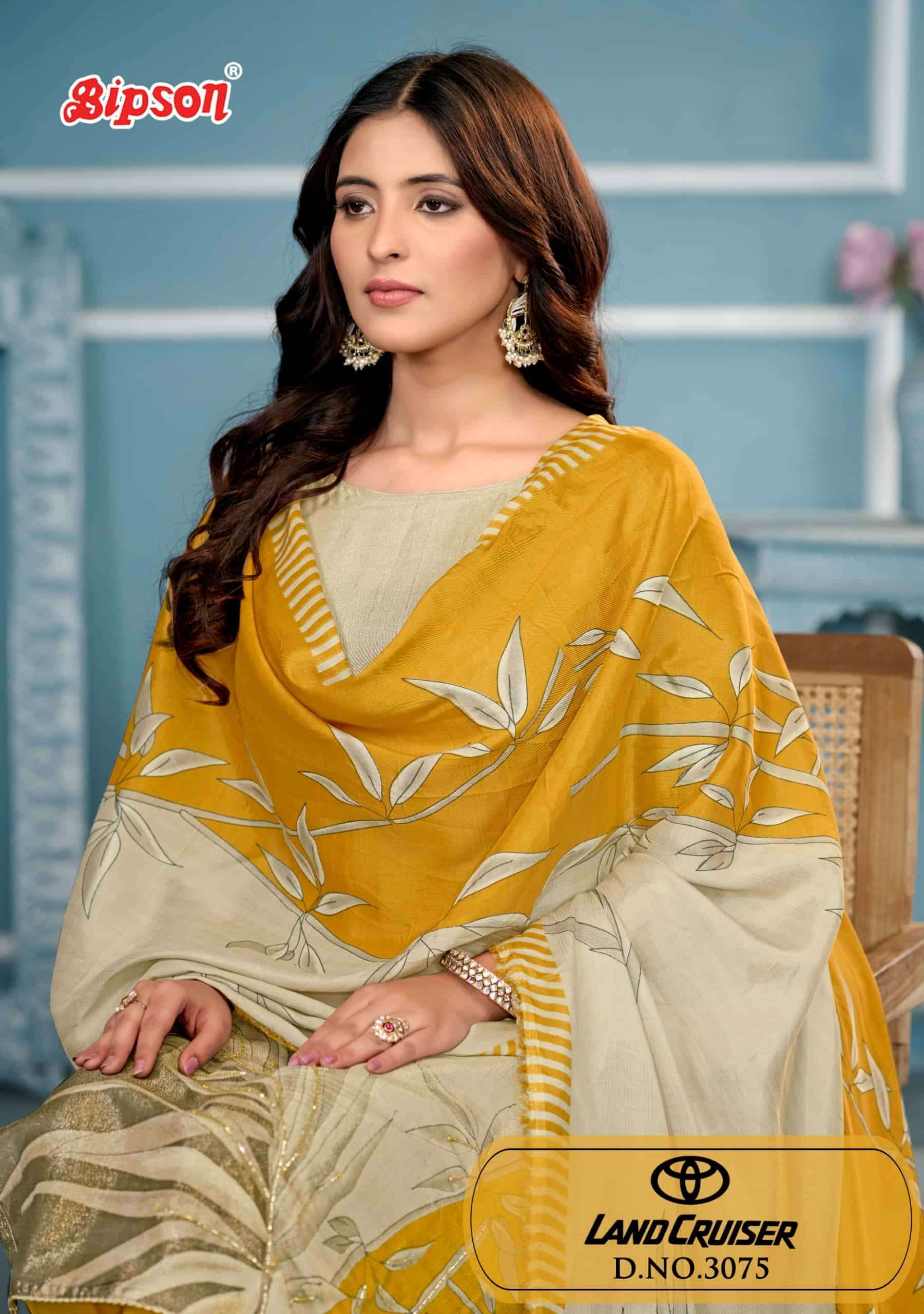 BIPSONE LAND CRUISER 3075 EXCLUSIVE BRAND MUSLIN DESIGN SUIT SUPPLIER