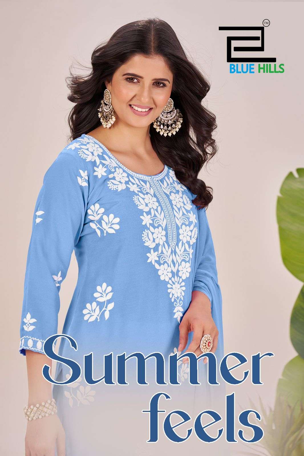 BLUE HILLS SUMMER FEEL WESTERN WEAR TOP PANT WITH DUPATTA SET ONLINE 