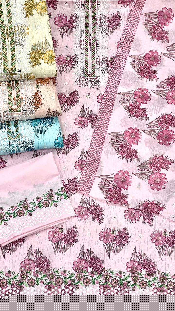 BUTIQUE QUALITY ONLINE SHOP COTTON EMBROIDERY SUIT CATALOG SIARA