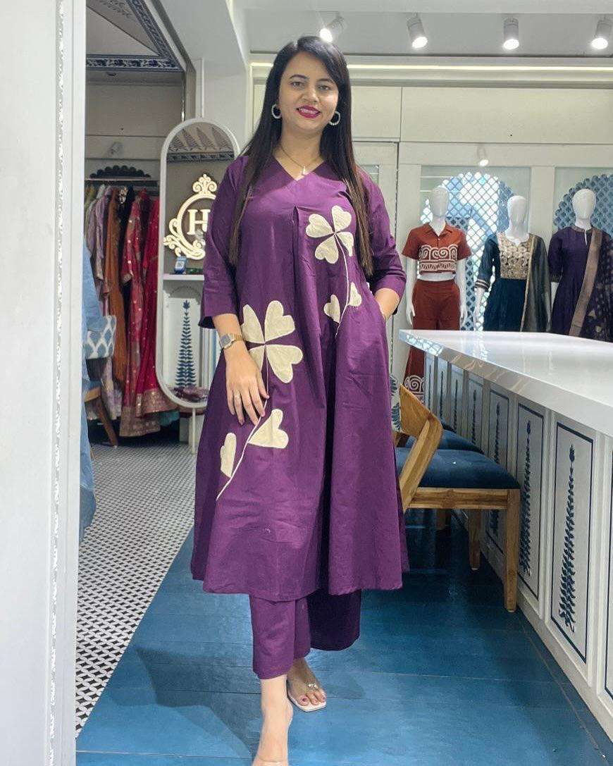 CASUALR OUTFIT JAIPURI PRINT ALINE CORD SET RESELLER ONLIEN SKV