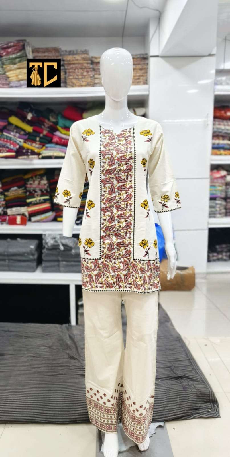 CLASSIC COTTON CORD SET FOR WOMEN FASHION CLOTH SHOP ONLINE TS 