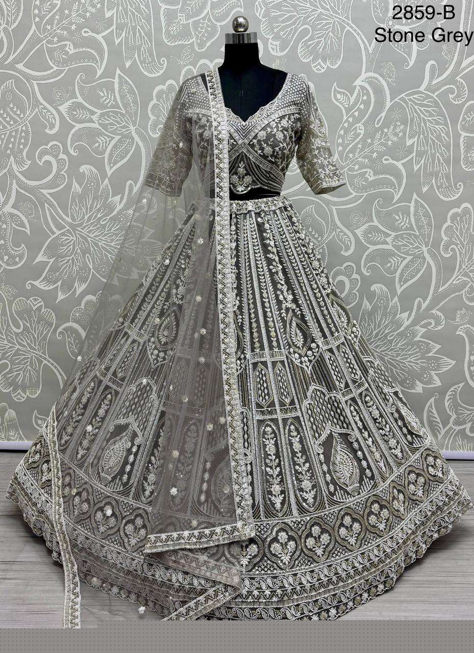 CLASSIC ROYAL BRANDED WEDDING BRIDAL LEHENGA CHOLI SUPPLIER 2859