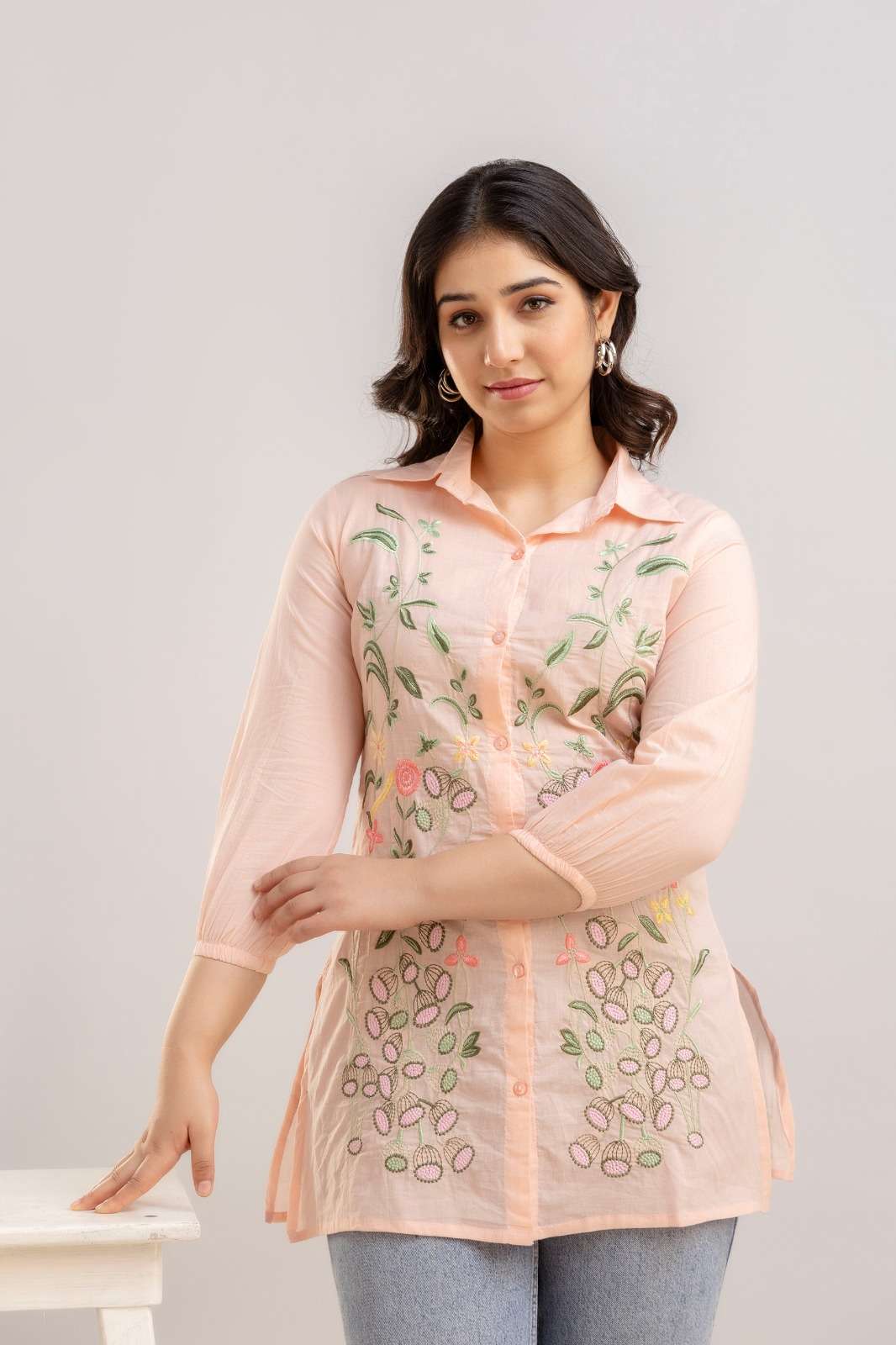 COLLEGE & OFFICE WEAR GIRLS TUNIC SHORT TOP COLLECTION DEALER KL