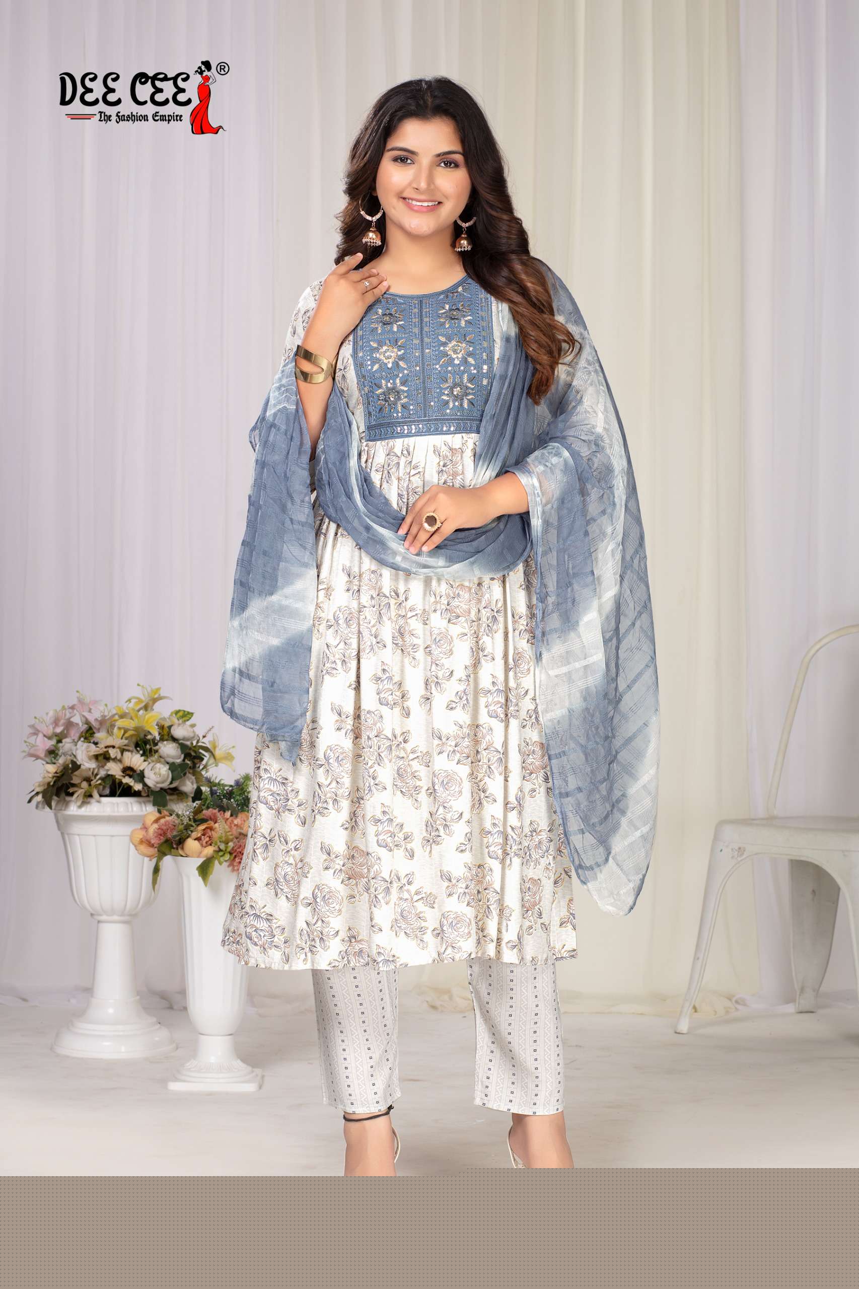 DEECEE SPOTIY SUMMER REGULAR WEAR READYMADE LADIES SUIT DEALER