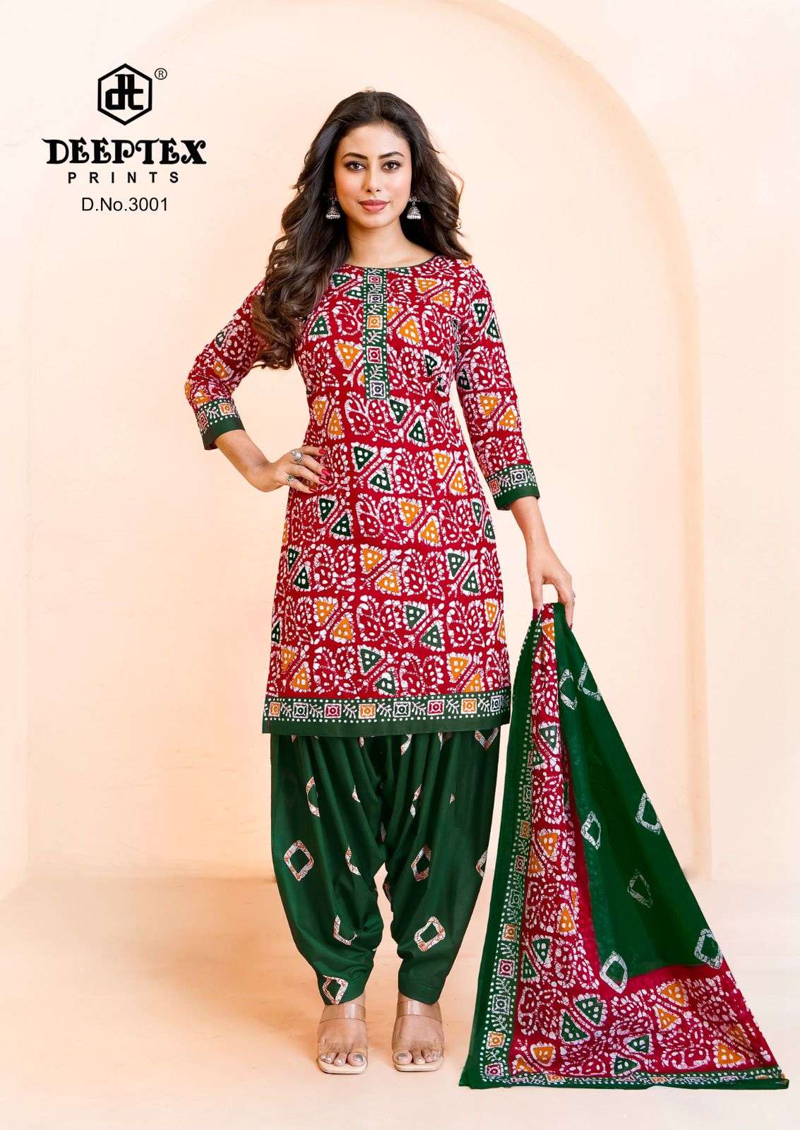 DEEPTEX BATIK PLUS VOL 30 SUMMER FUNCTION PRINTED COTTON SUIT DEALER