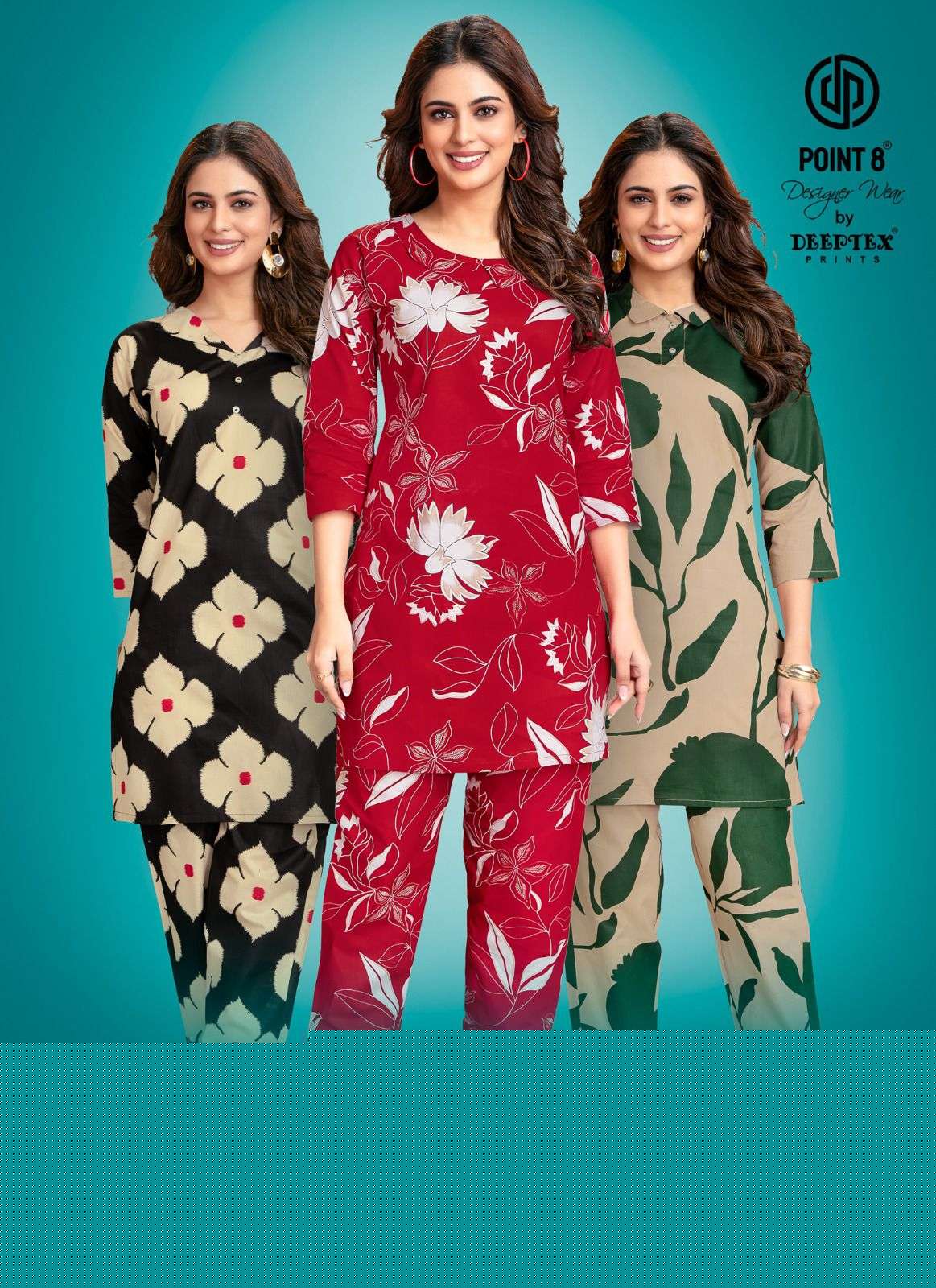 DEEPTEX CREZE23 VOL 4 WESTERN WEAR WOMEN CORD SET FASHION COLLECTION  