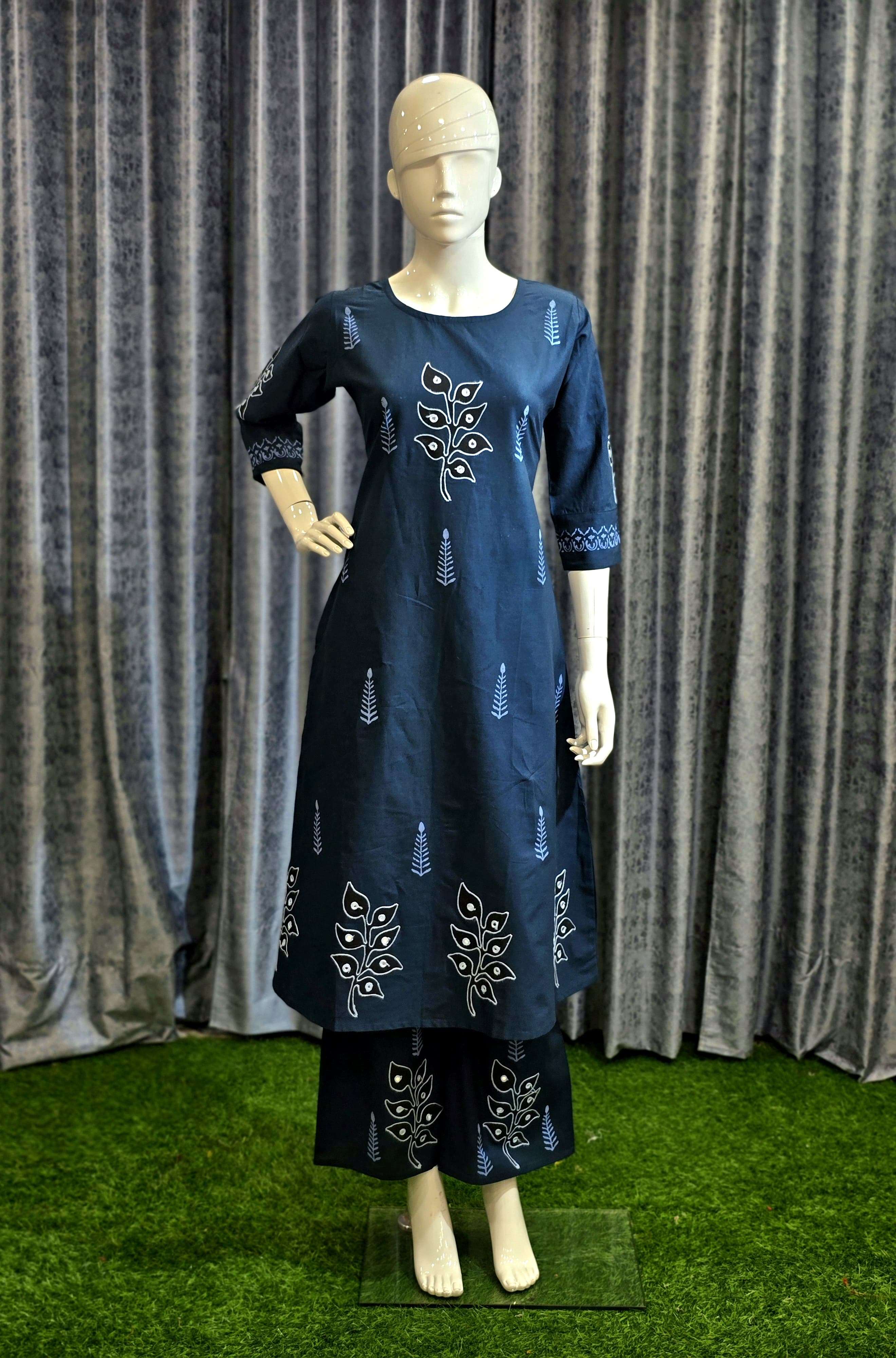 DESI WOMEN LONG KURTI PALAZZO FASHION CLOTH WHOLESALE PRICE AKSHAR