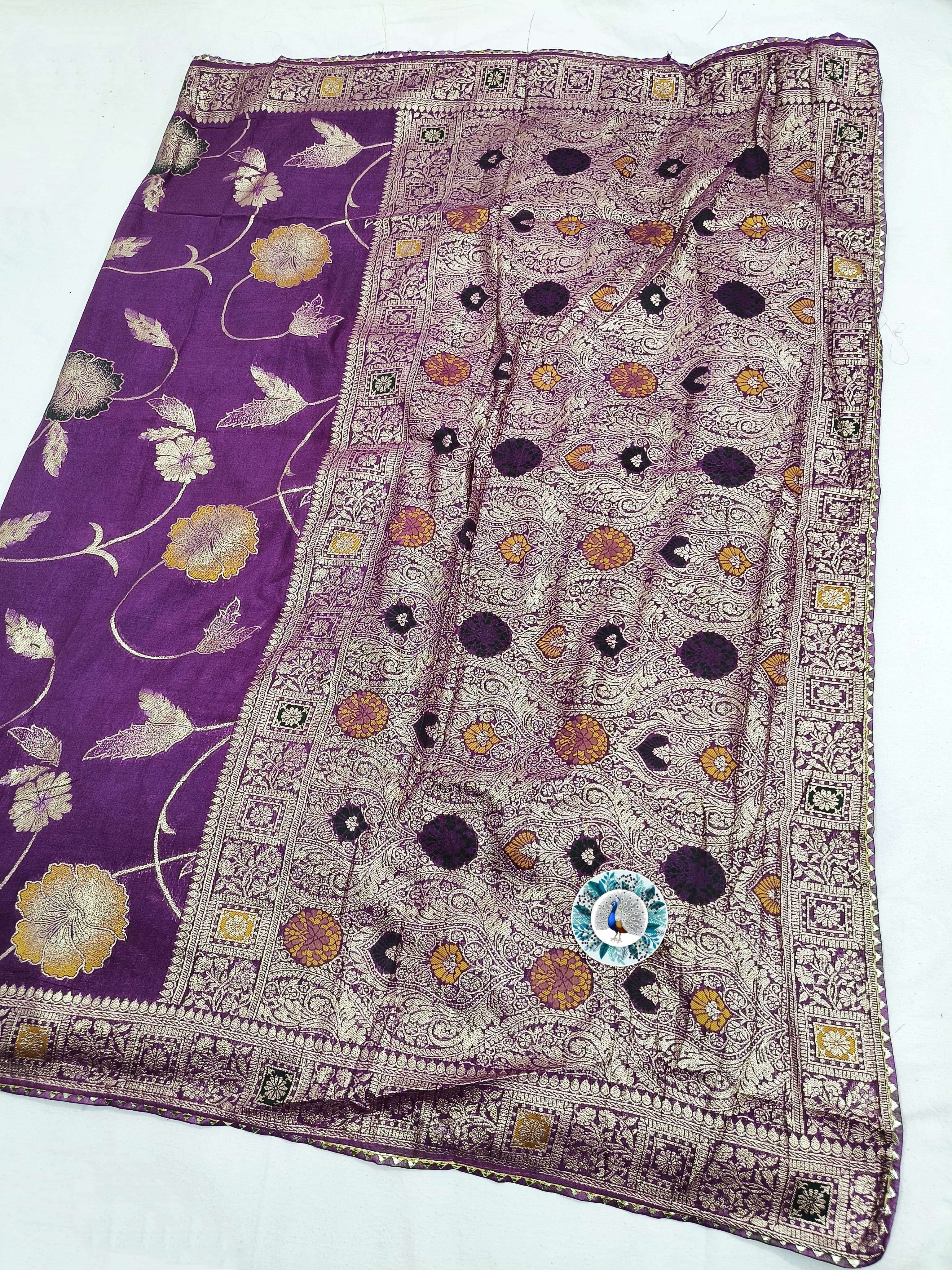 dola silk with weaving design fancy look saree