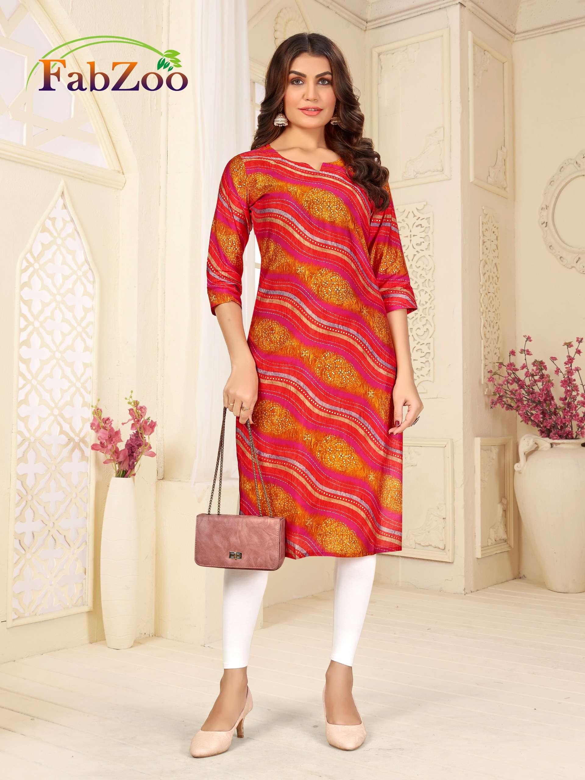 FABZOO MODAL PRINTED LADIES KURTI DAILY WEAR DEALER IN SURAT 
