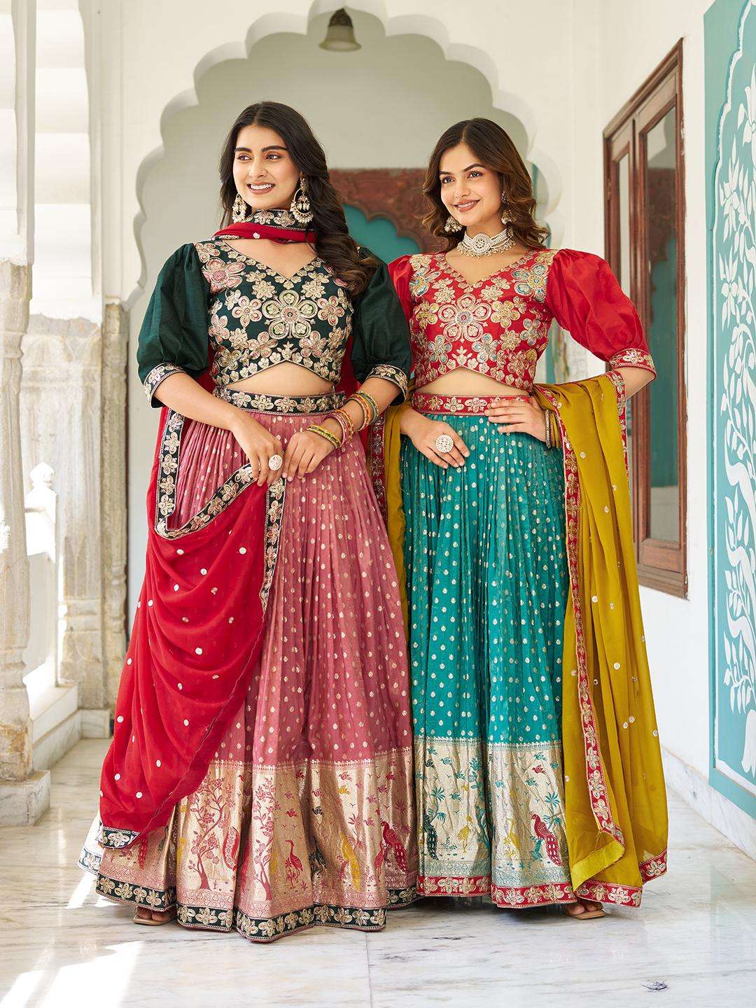 Festival Special Silk Fabric designer lehenga choli ram 104