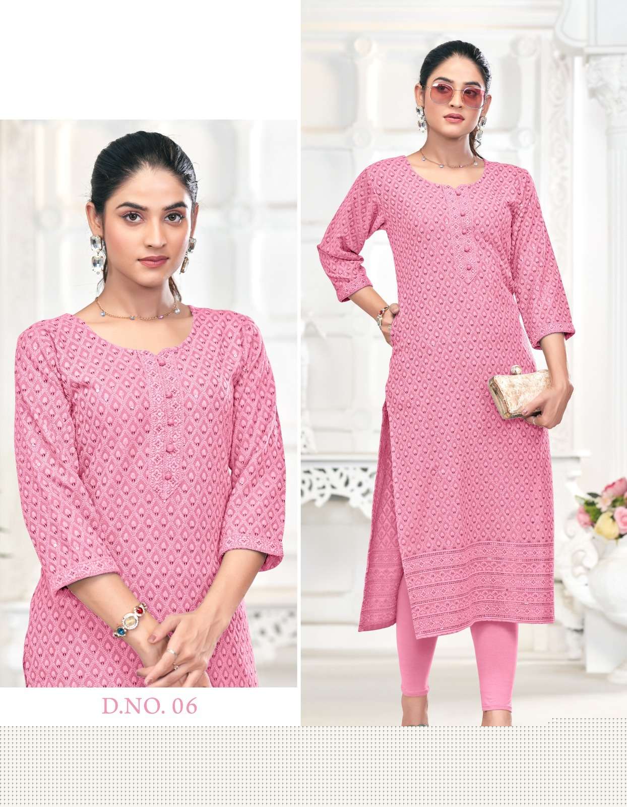 FREEDOM CHIKAN KURTI FOR WOMEN FESTIVAL COLLECTION WHOLESALE SHOP