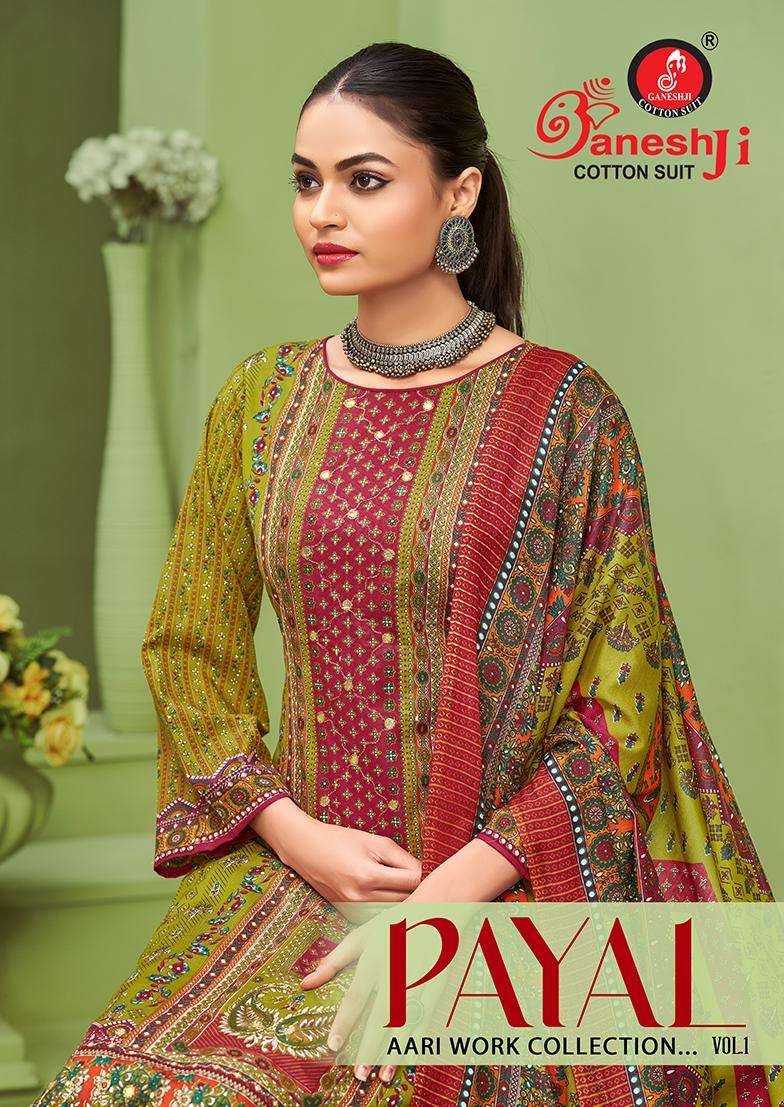 GANESHJI PAYAL VOL 1 INDIAN PAKISTANI DESIGN SALWAR SUIT EXPORT ONLINE 
