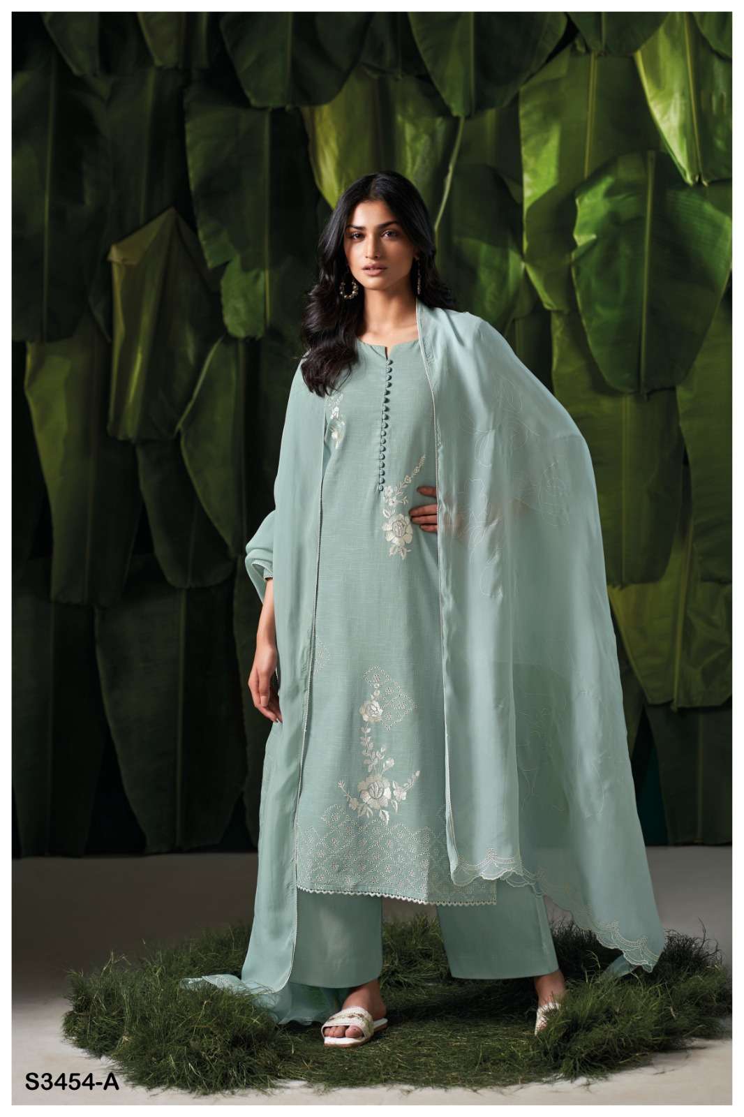 GANGA EBONY 3454 HIGH BOUTIQUE PREMIUM COTTON DRESS COLLECTION SHOP ONLINE 