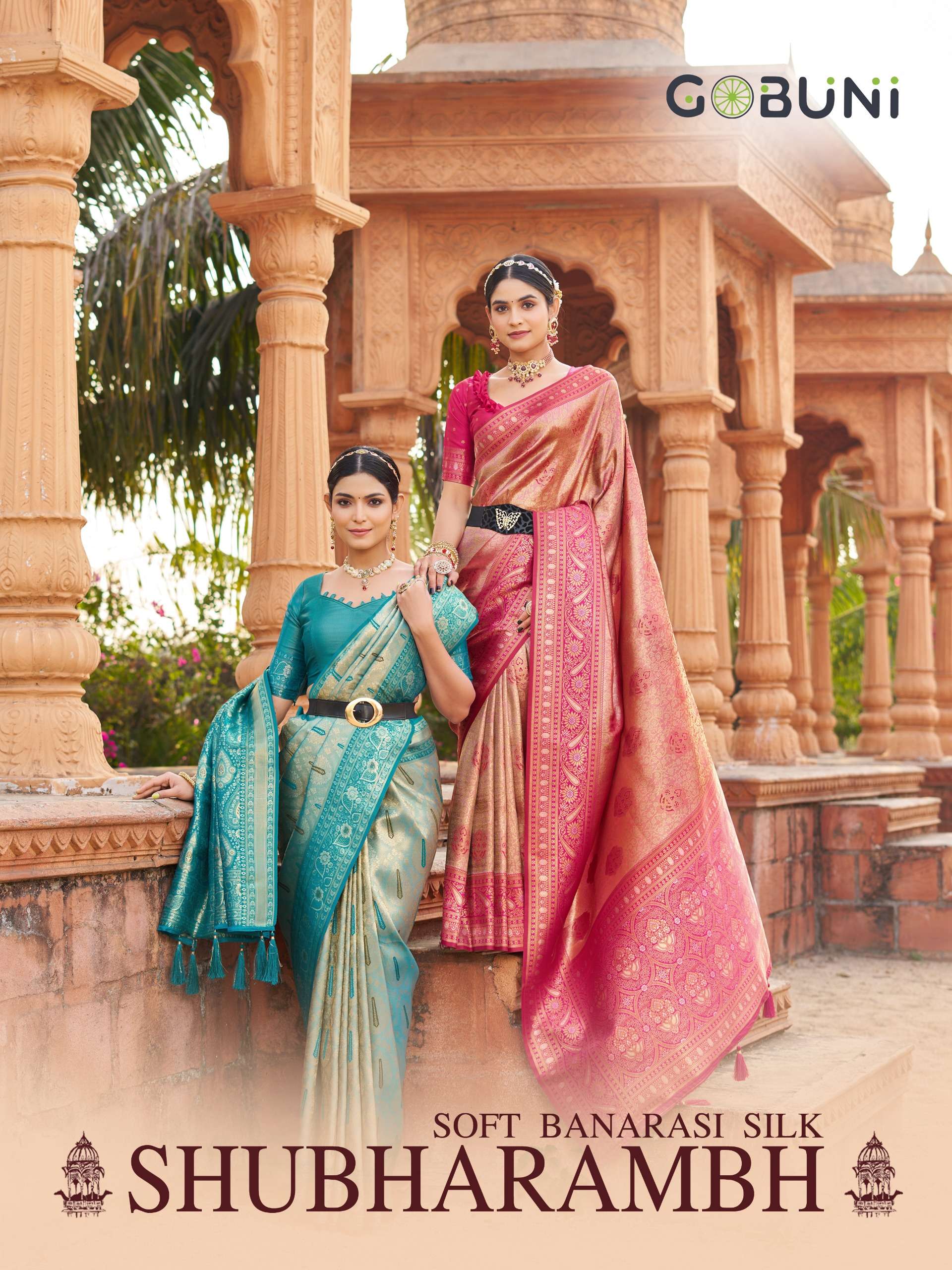 GOBUNI SHUBHARAMBH BANARASI SILK HEAVY LOOK SAREE 