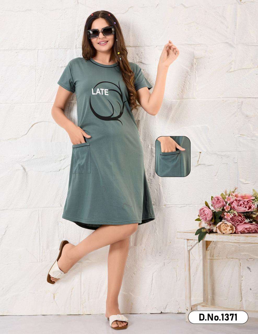 HOSIERY NIGHTY WEAR GIRLS FASHION WHOLESALE SHOP SURAT ONLINE SN