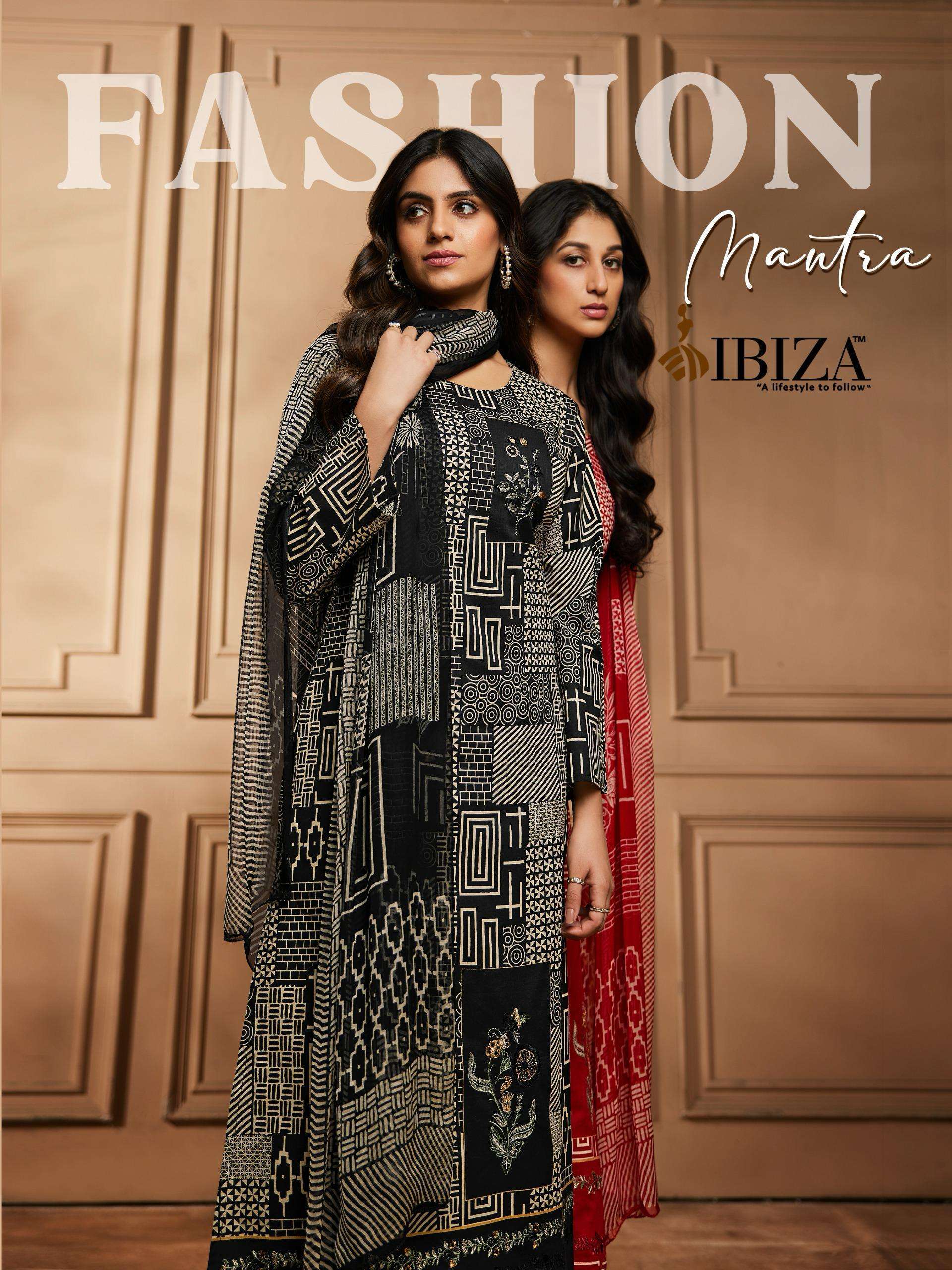 IBIZA FASHION MANTRA DIGITAL PRINT HIT SUMMER LADIES SUIT SUPPLIER
