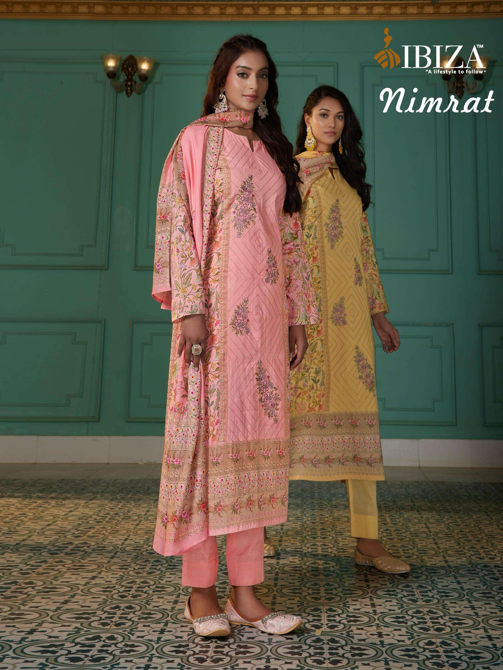 IBIZA NIMRAT PAKISTANI DESIGNER LAWN COTTON SUIT SUPPLIER IN SURAT