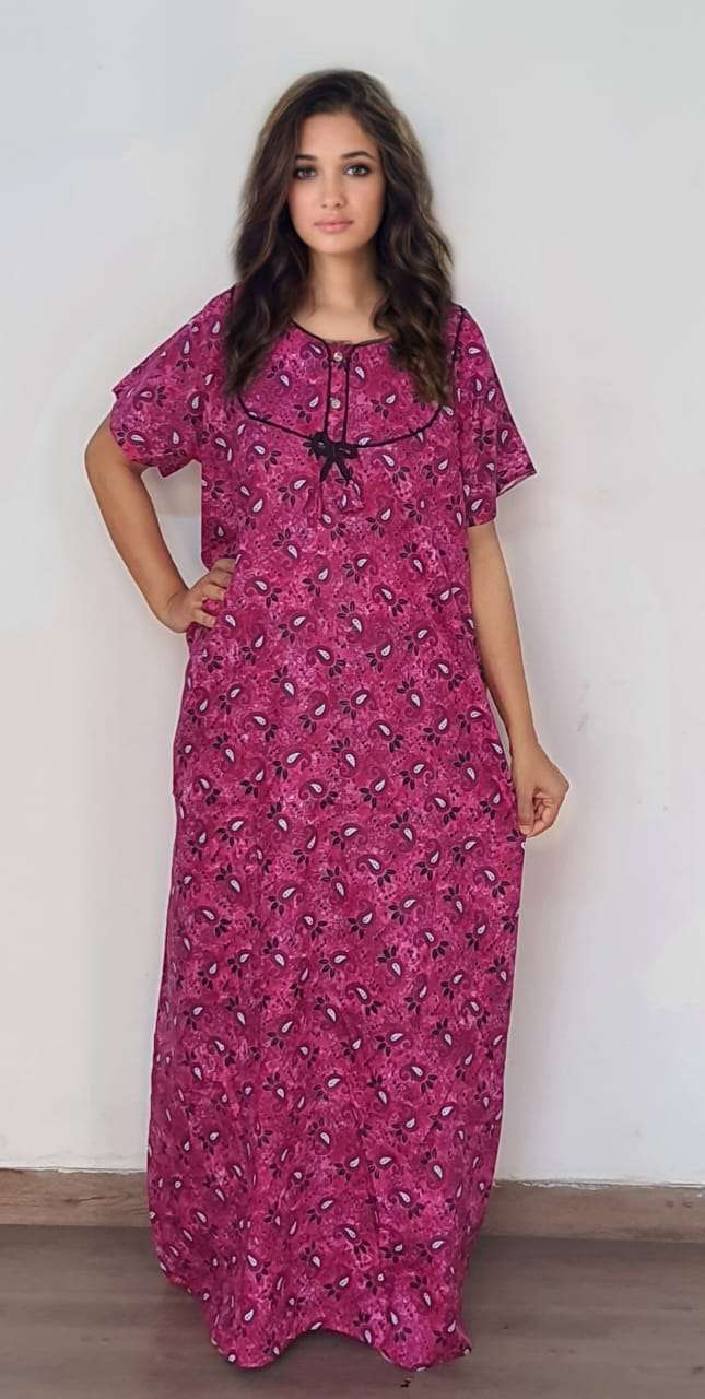 INDIAN WOMEN SOFT COTTON TOUCH NIGHTY COLLECTION RESELLER VRD
