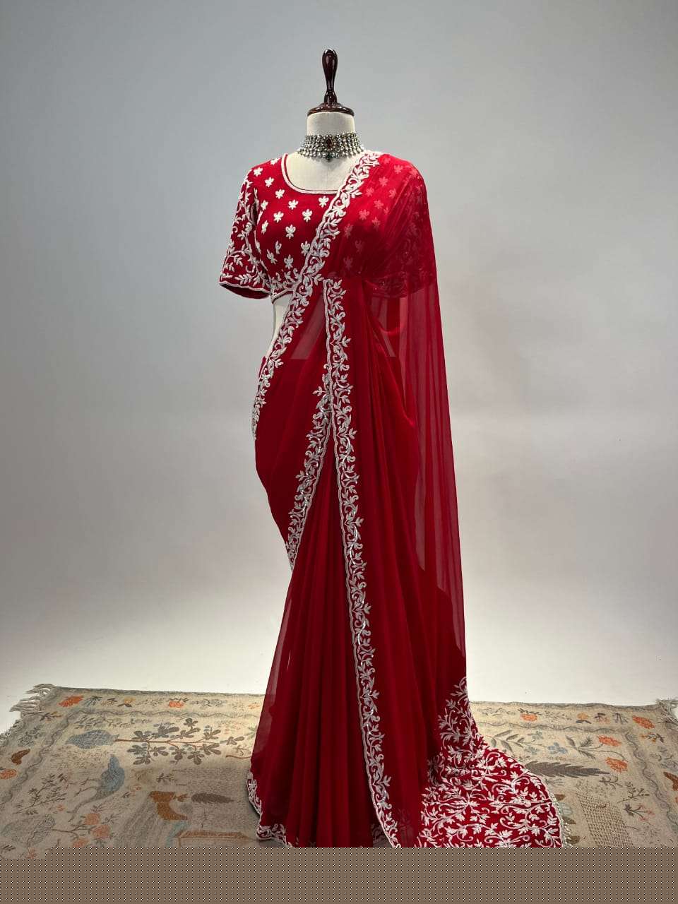 JIMMY CHOO FABRIC FANCY SAREE MDS