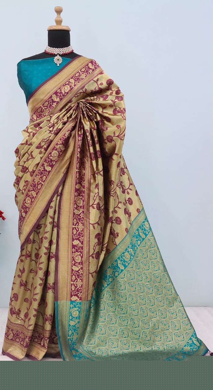 SILK WITH PRINTED SAREE MK