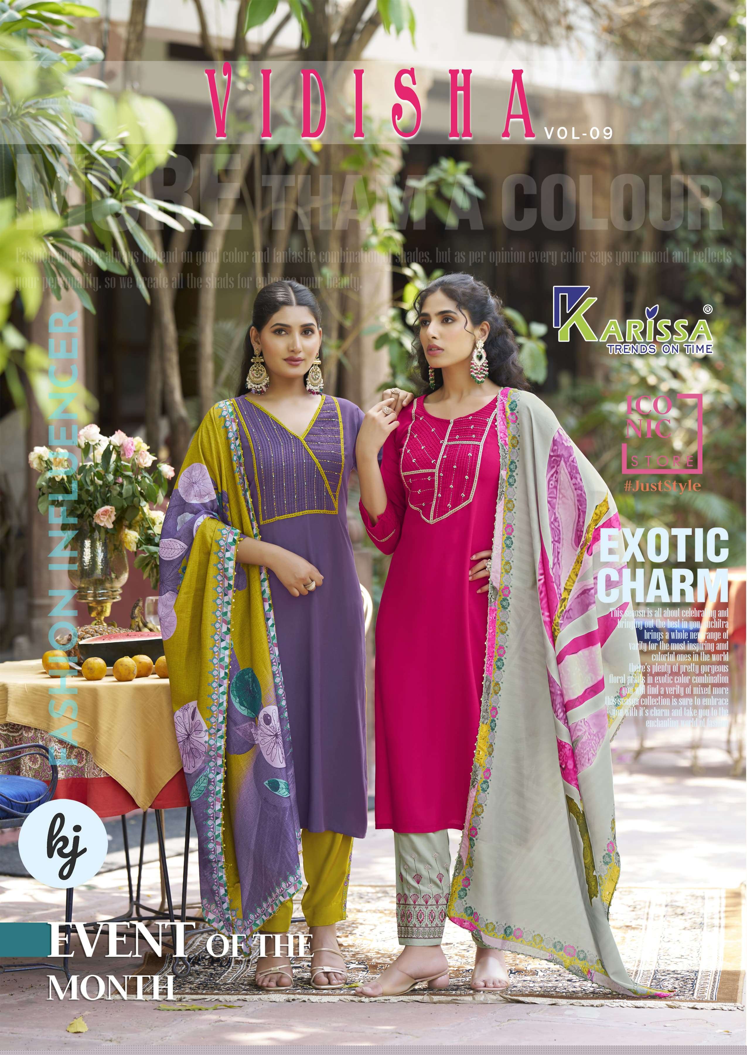 KARISSA VIDISHA VOL 9 CASUAL WEAR WOMEN CLOTHES READYMADE COLLECTION
