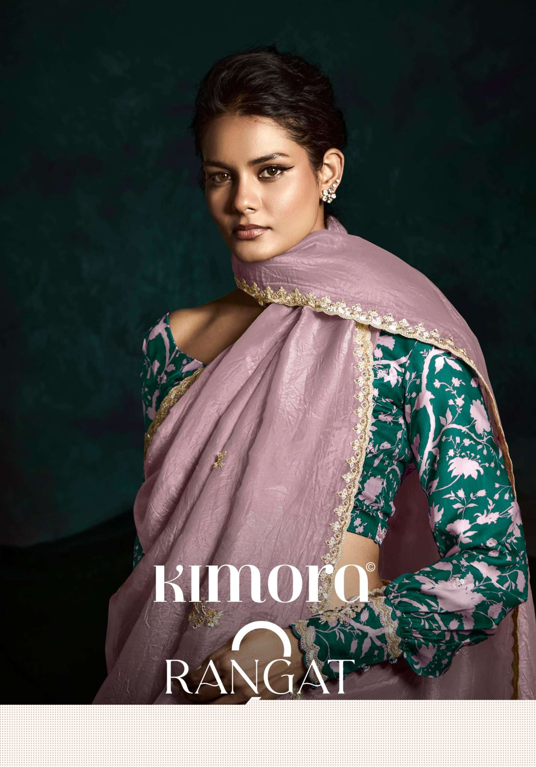kimora fashion rangat vol 2 hit colours function special saree 