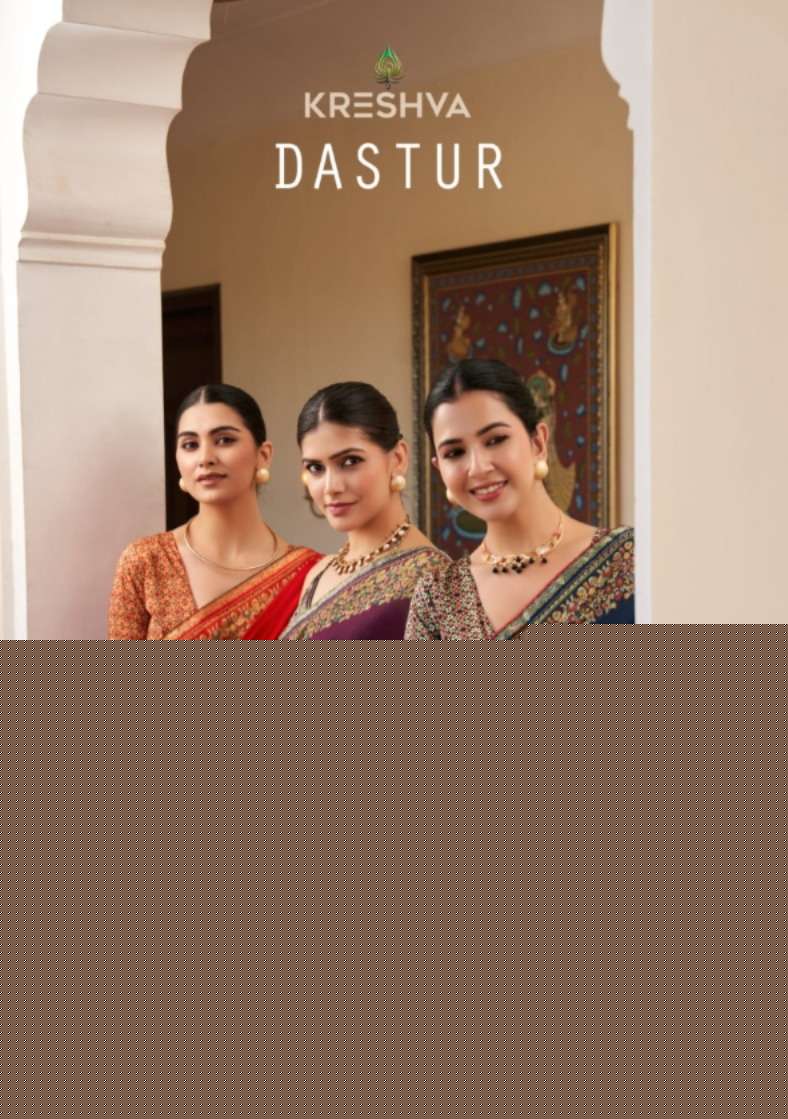 KRESHVA DASTUR DANI GEORGETTE FABRIC FANCY SAREE 