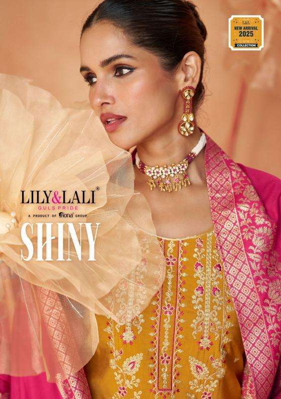 LILY & LALI SHINY HIGH QUALITY READYMADE SILK WORK SUIT FOR WOMEN DEALER