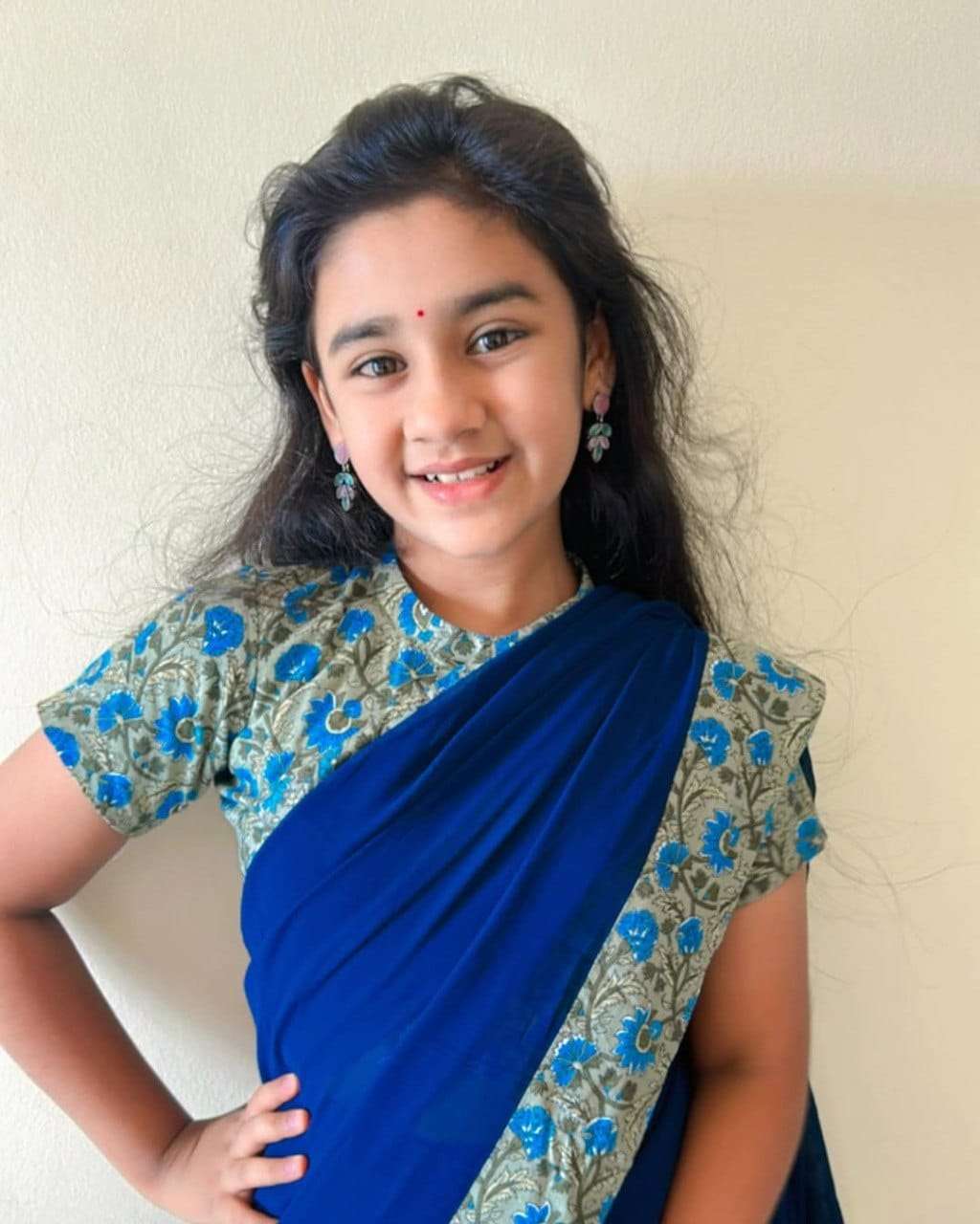 LITTELE KIDS SPECIAL TRADITIONAL LOOK 1 MINUT WEAR SAREE