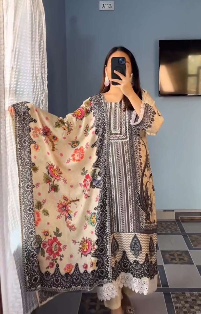 MARYAMS YD 21 HIGH BRAND COTTON READYMADE SUIT PARTY WEAR ONLINE