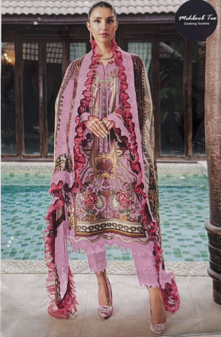 MEHBBOB TEX 1424 COTTON PRINTED INDIAN PAKISTANI SUIT SUPPLIER