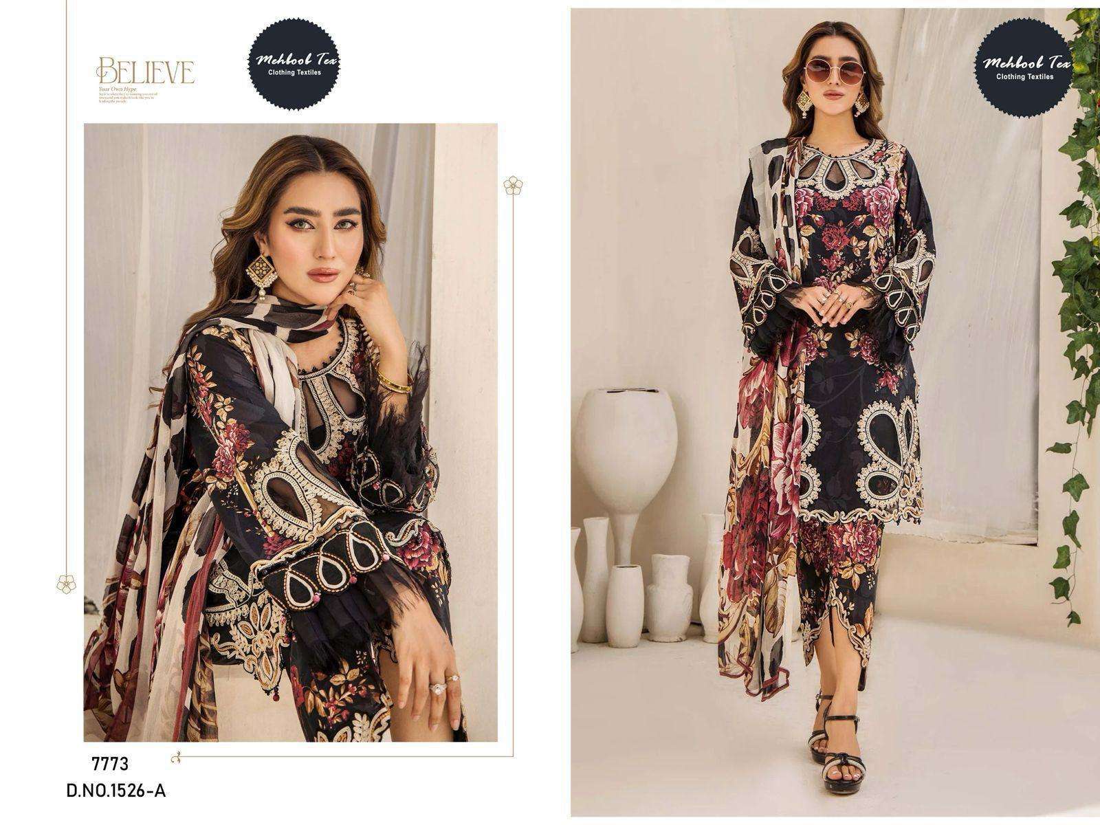 MEHBBOB TEX 1526 INDIAN TOP PAKISTANI DESIGN CLOTH COLLECTION 