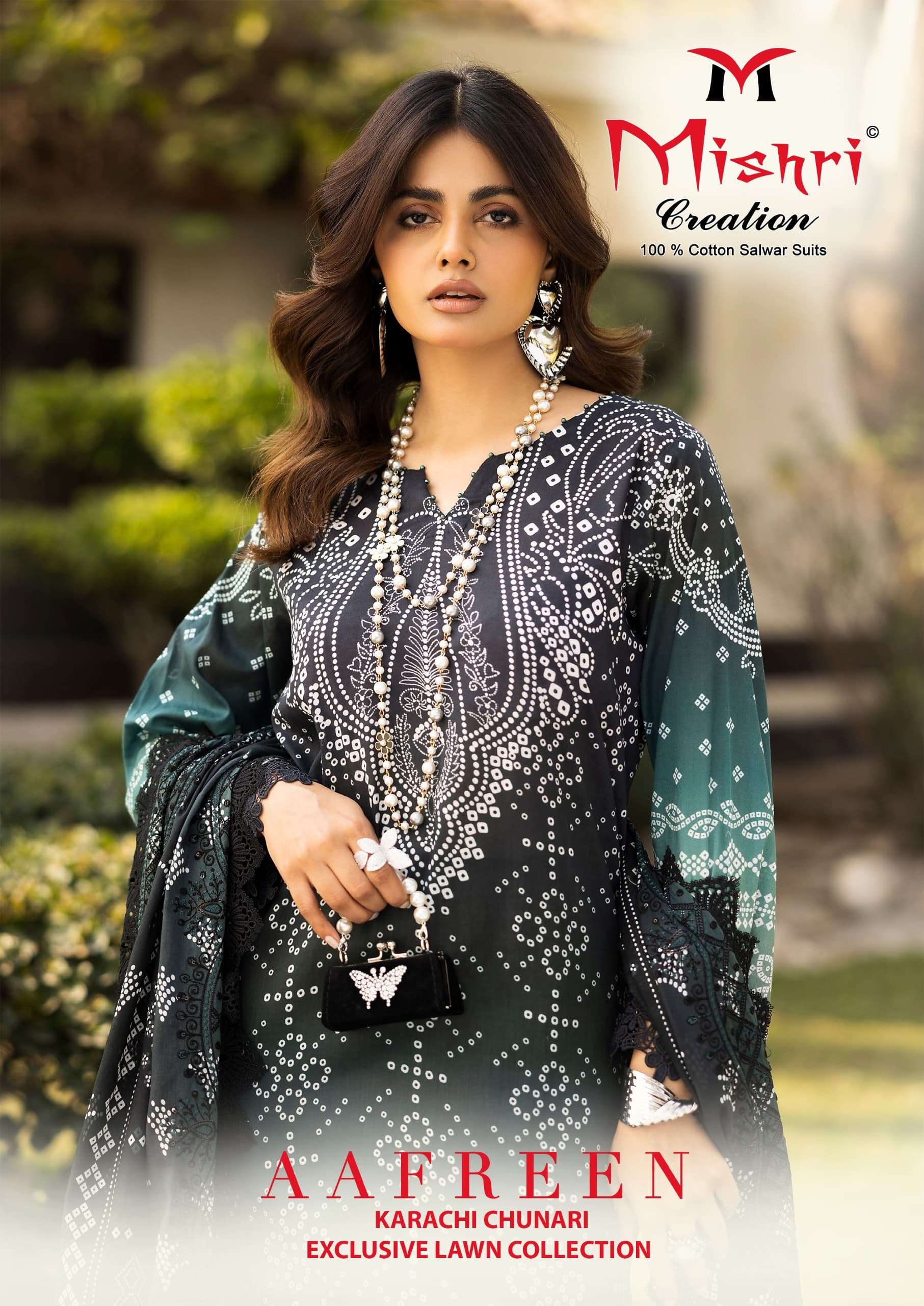 MISHRI AAFREEN VOL 1 KARACHI PRINT COTTON PAKISTANI SUIT RESELLER