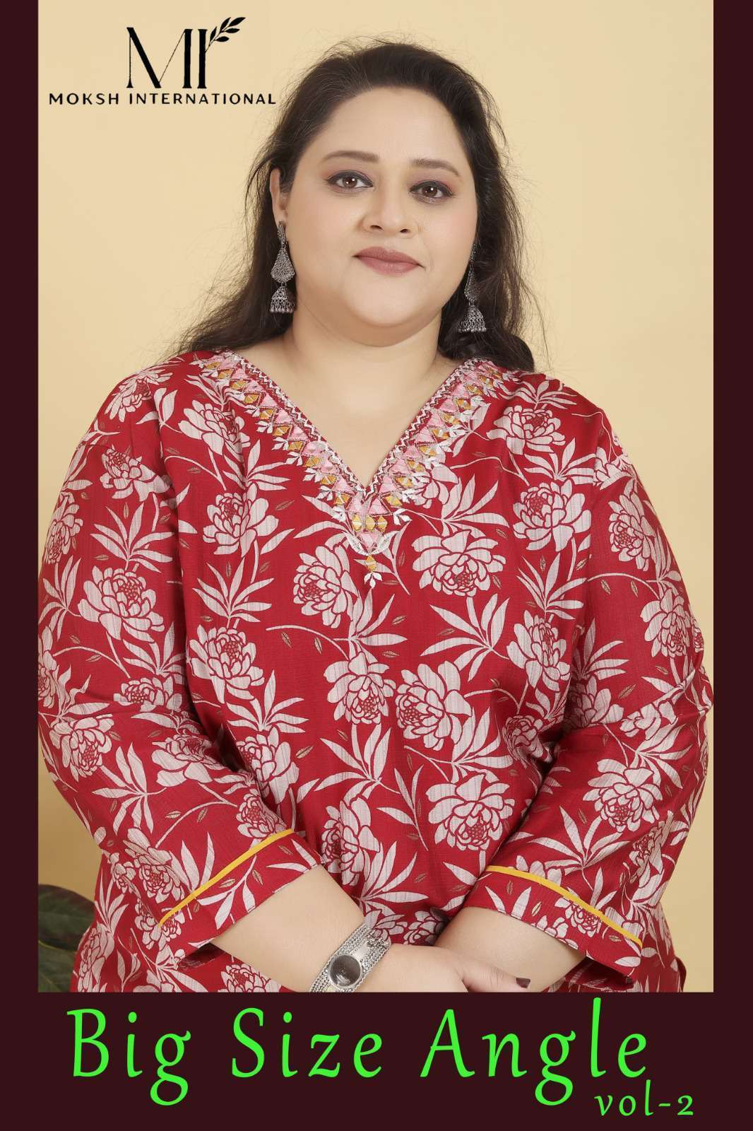 MOKSH BIG SIZE ANGEL VOL 2 PREMIUM DESIGNS 3 PIECE BIG SIZE WOMEN 
