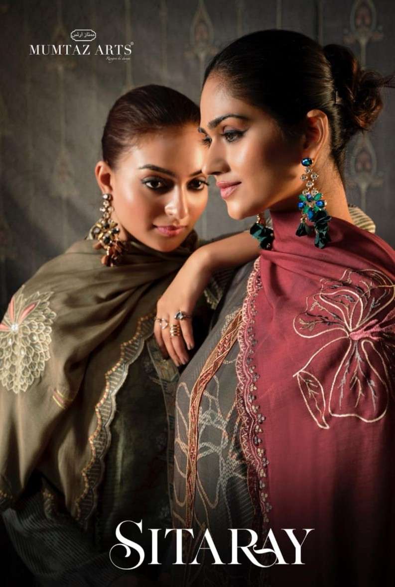 MUMTAZ ARTS SITARAY MUSLIN STYLISH SUIT FOR WEDDING CLOTH RESELLER SHOP