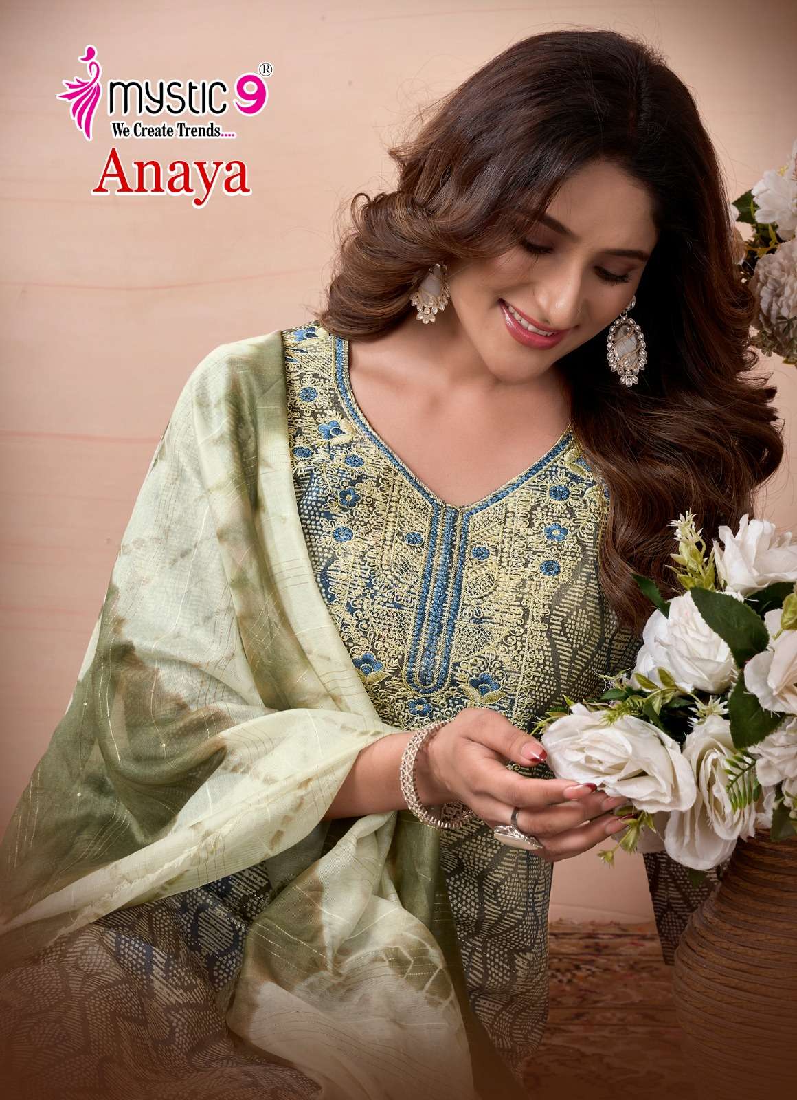 MYSTIC9 ANAYA VOL 3 RAYON PREMIUM PRINT SALWAR SUIT READYMADE CATALOG 