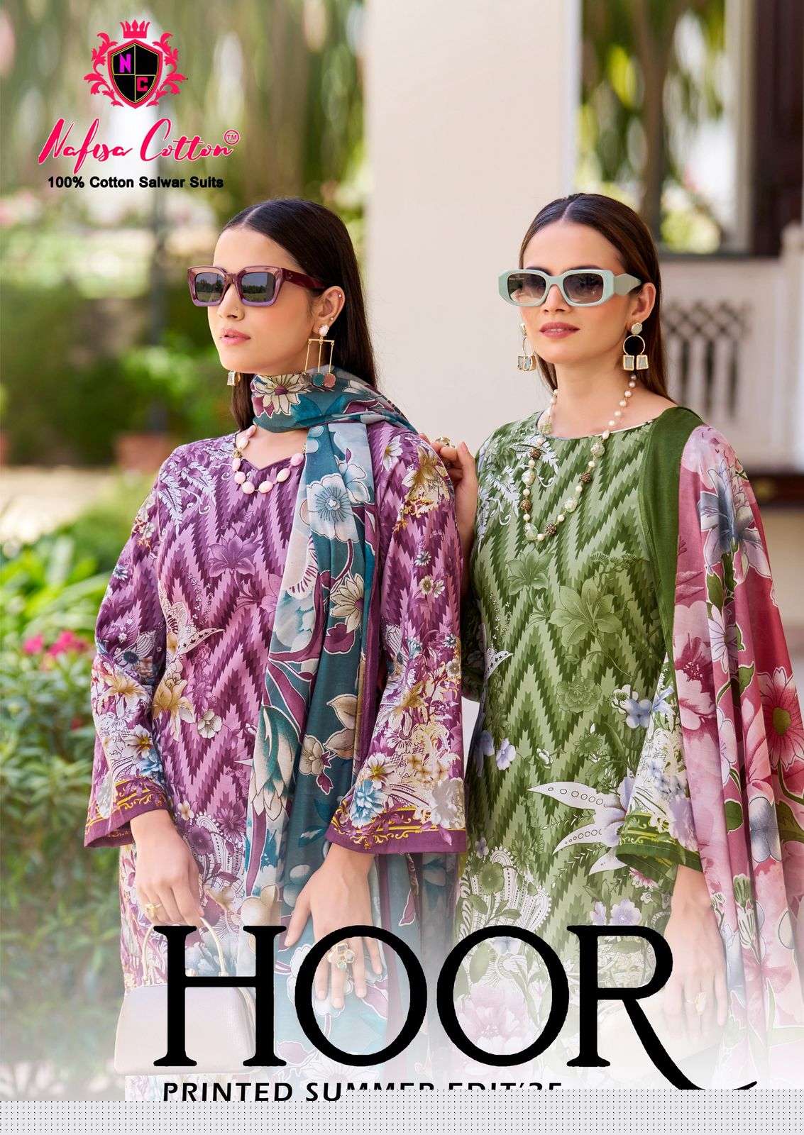 NAFISA HOOR VOL 1 KARACHI PRINT COTTON SALWAR SUIT FOR WOMEN CLOTH IN SURAT