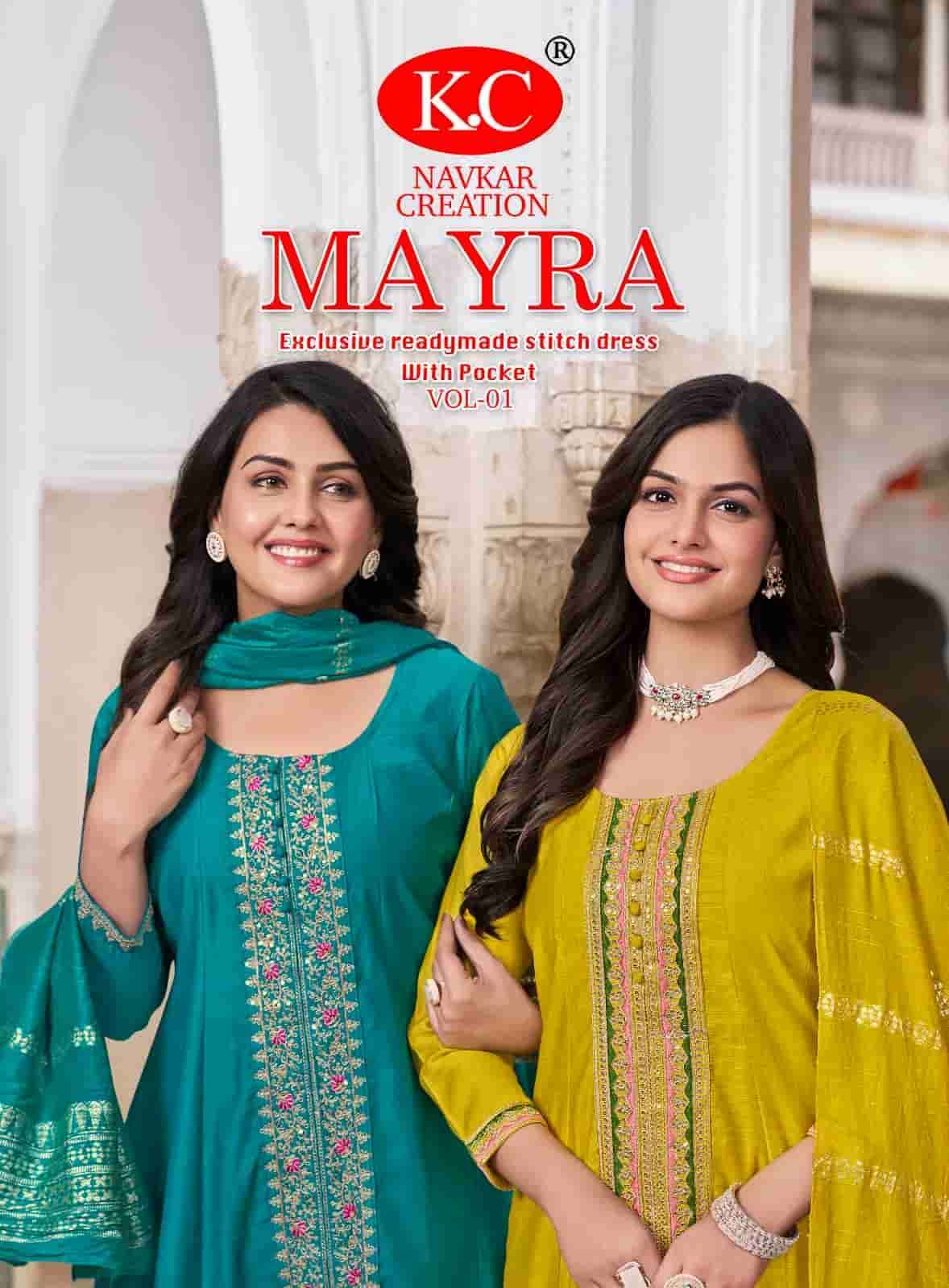 NAVKAR MAYRA VOL 1 UMBRELLA KURTI SUIT READYMADE CLOTH STORE