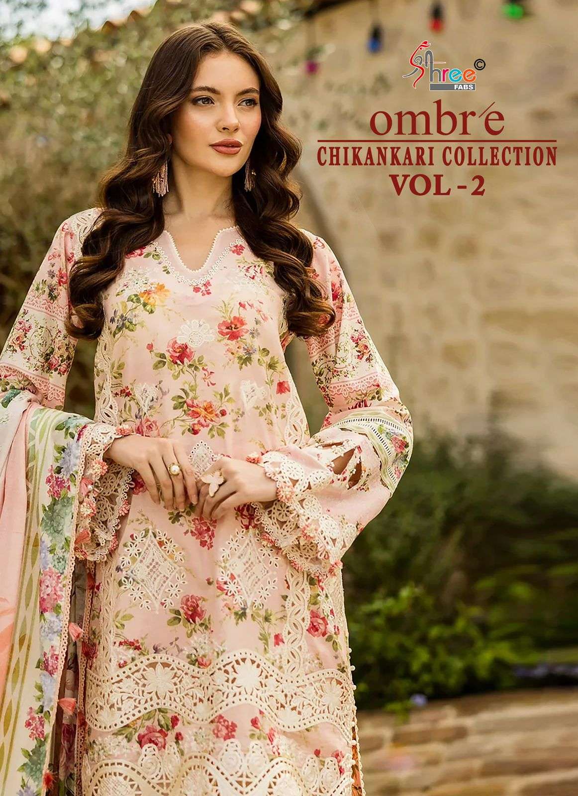 OMBRE CHIKANKARI COLLECTION VOL 2 HIT PAKISTANI DESIGN COTTON SUIT DEALER ONLINE 