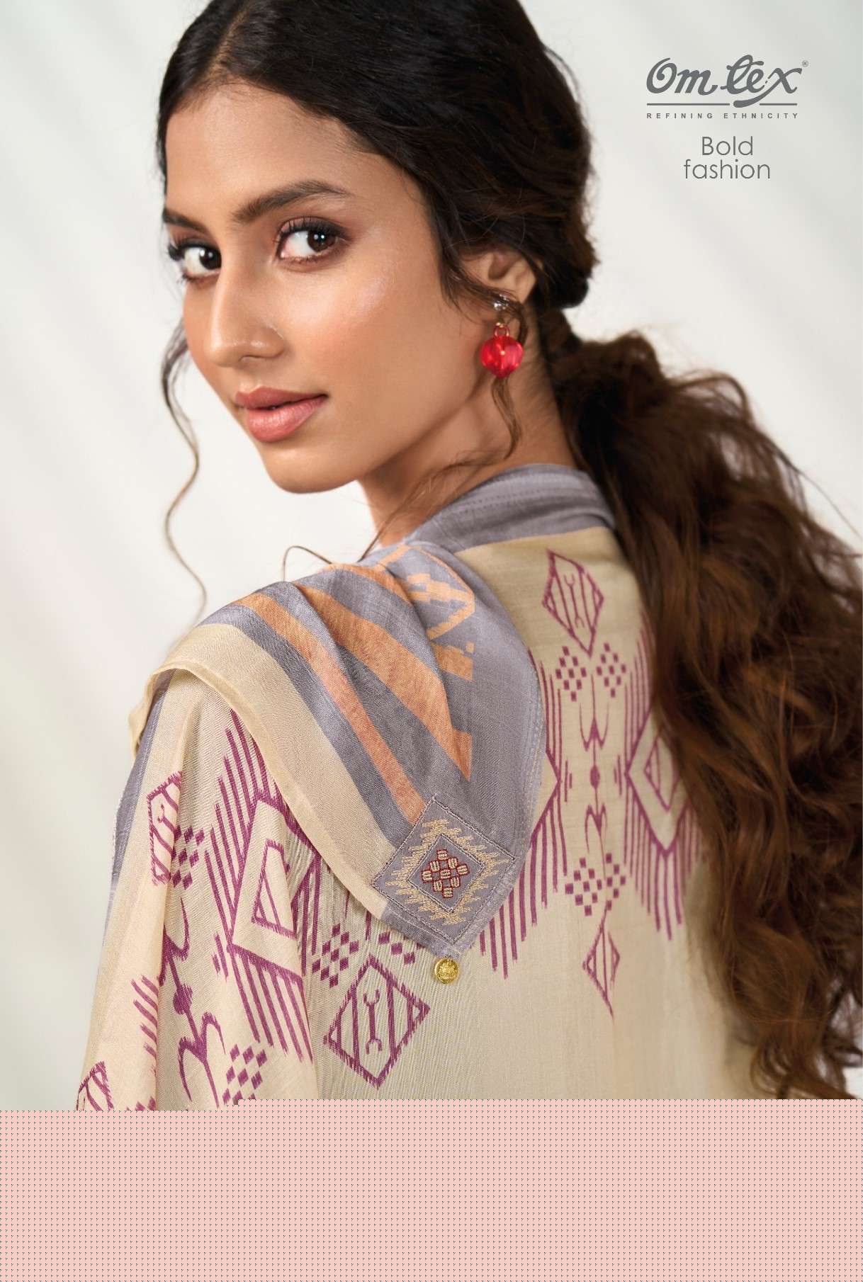 OMTEX BOLD FASHION PREMIUM LAWN COTTON PAKISTANI STYLE SUIT DEALER