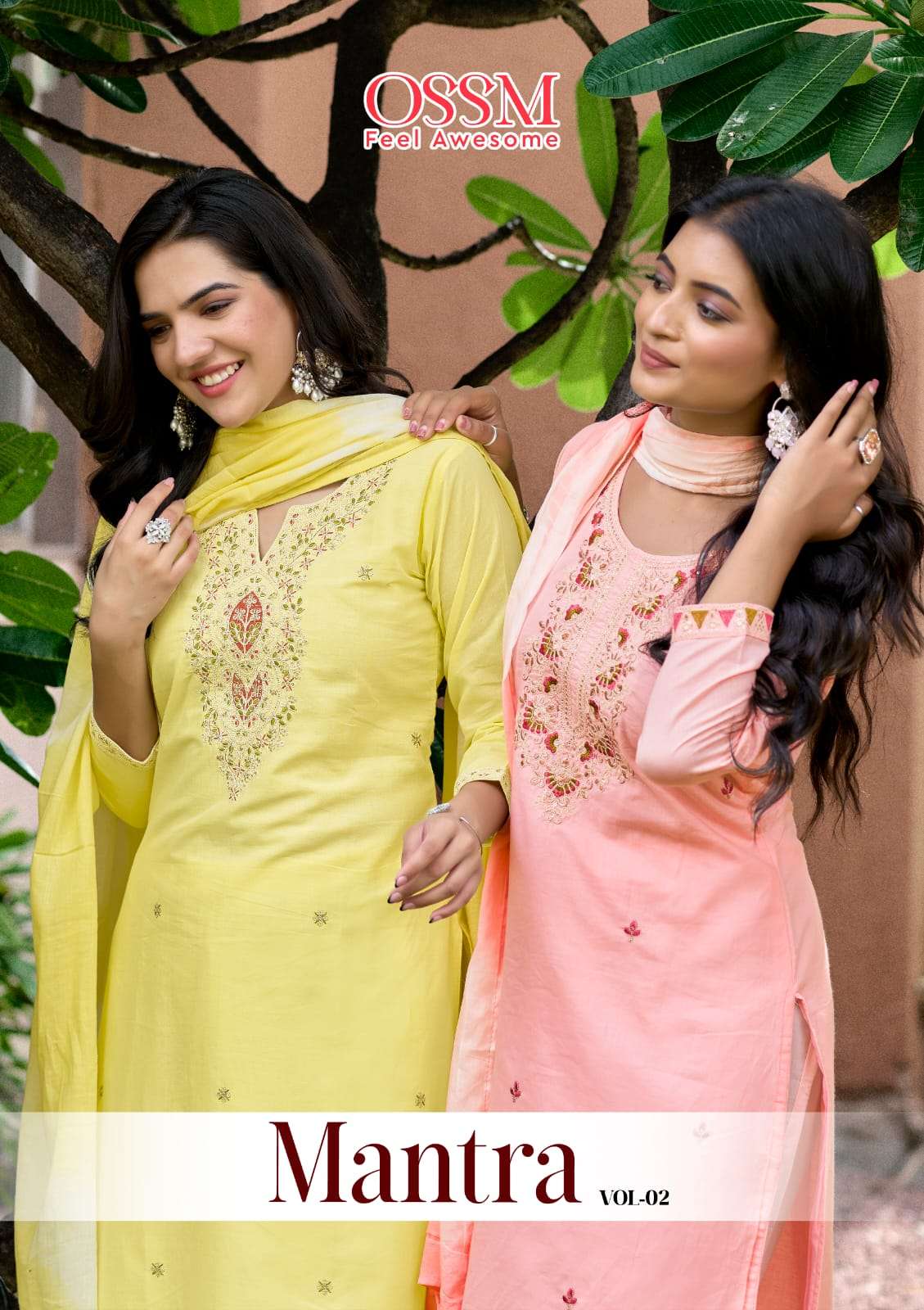 OSSM MANTRA VOL 02 PURE COTTON 3PCS SET FOR WOMEN WHOLESALE IN SURAT